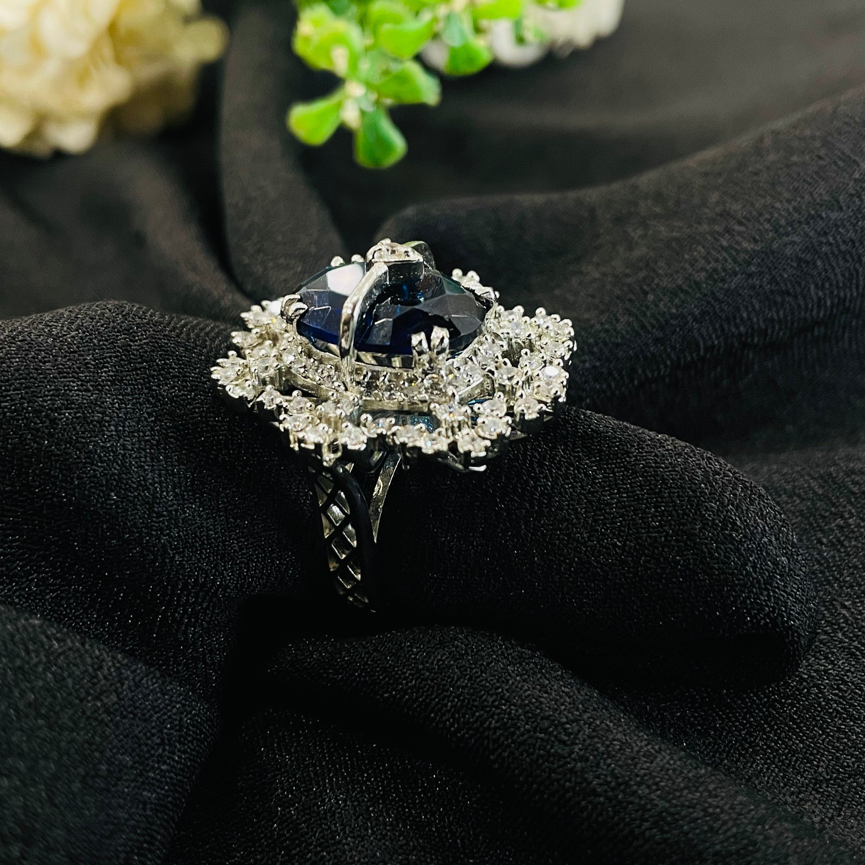 VS Sterling silver cocktail ring 225 14G