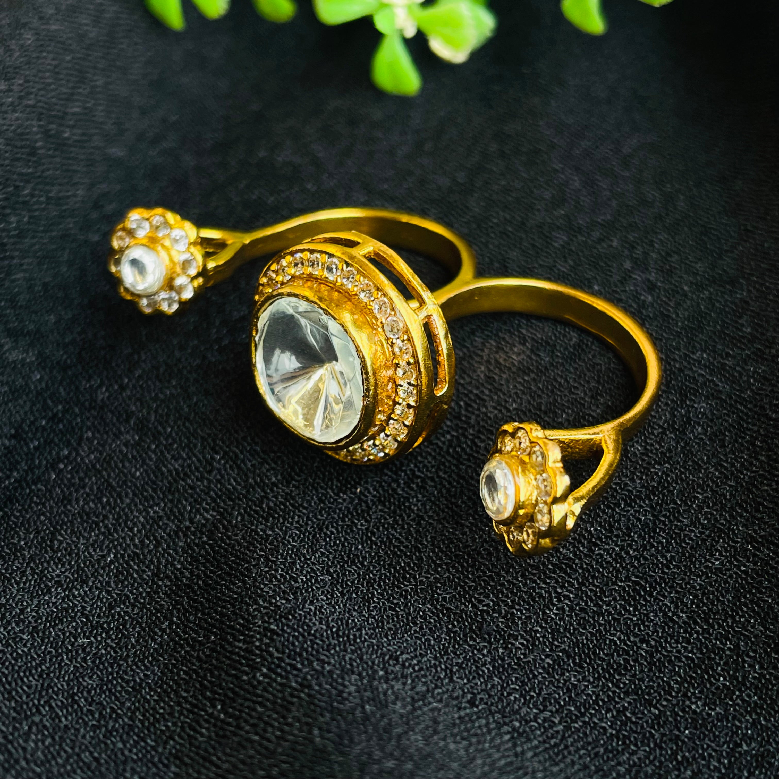 Nayaab Shaloka Polki Ring