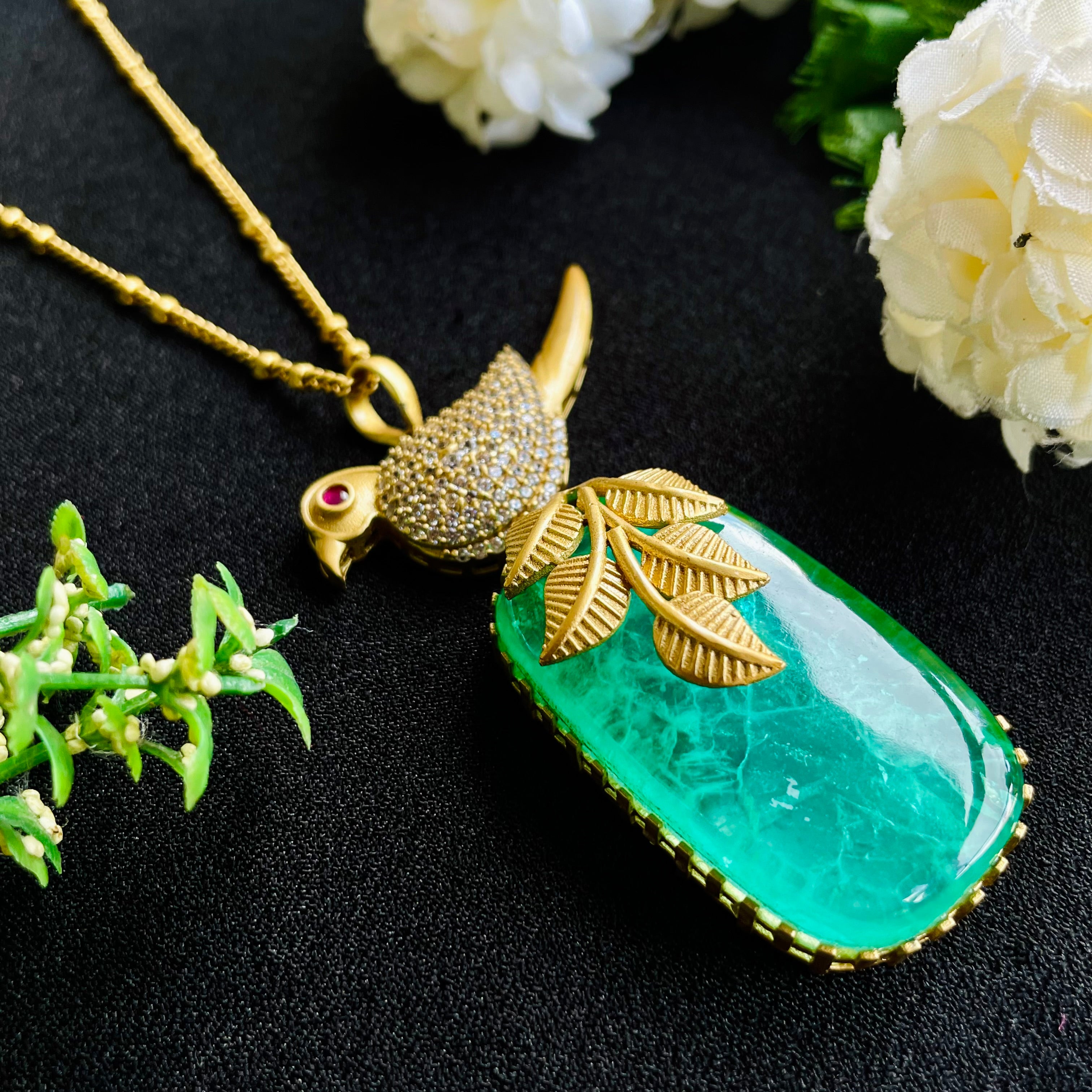 Nayaab raagavi Polki Neckpiece