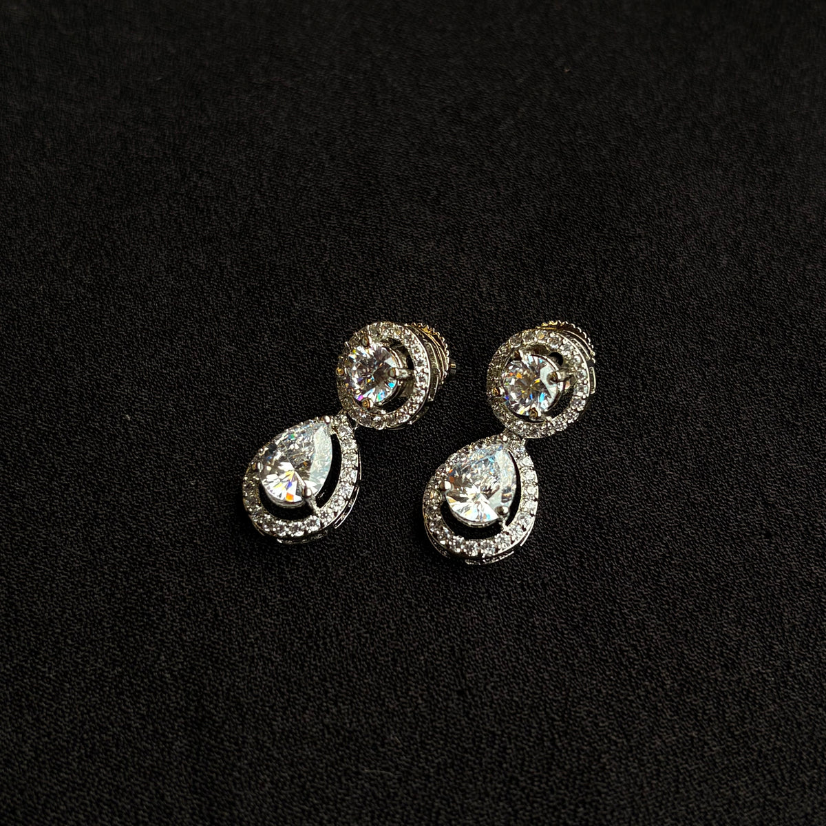 Aarvika Crystal Drop Earrings