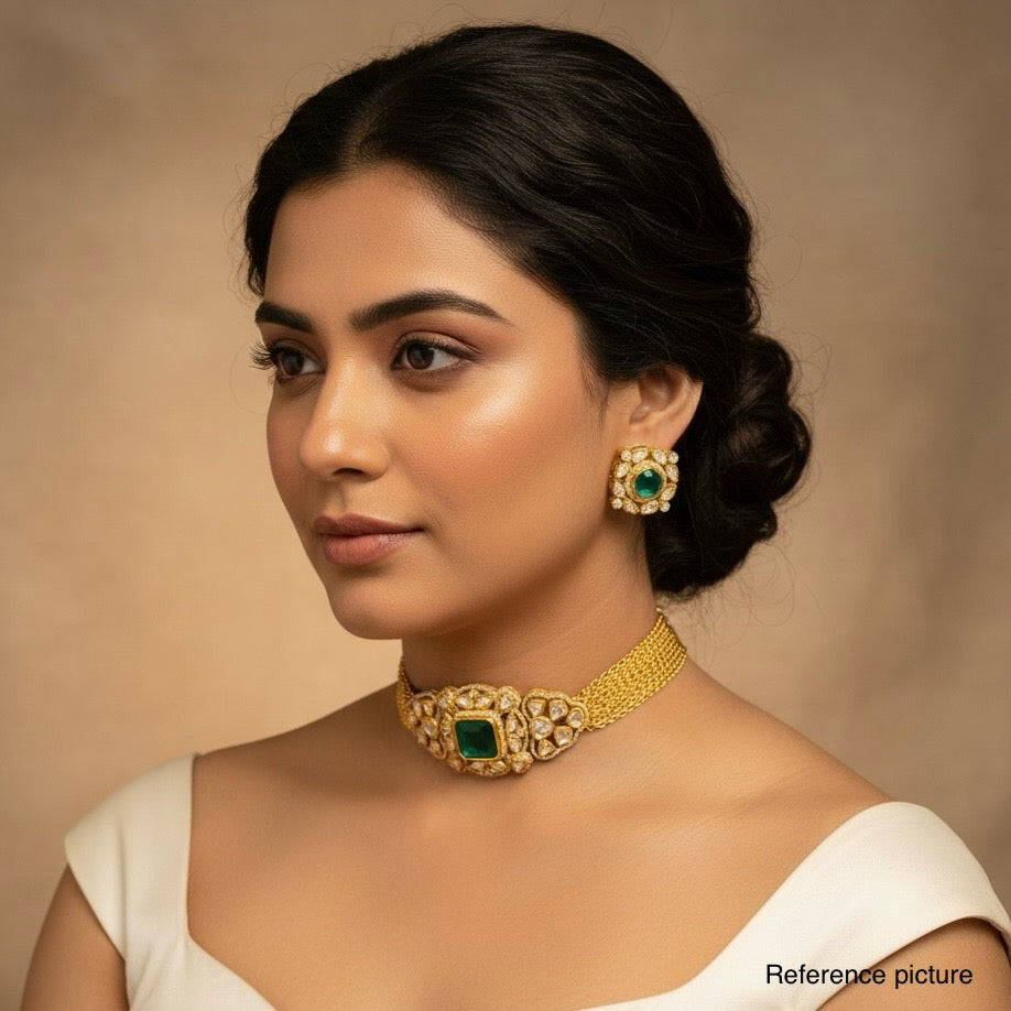 Nayaab Lane Polki Choker