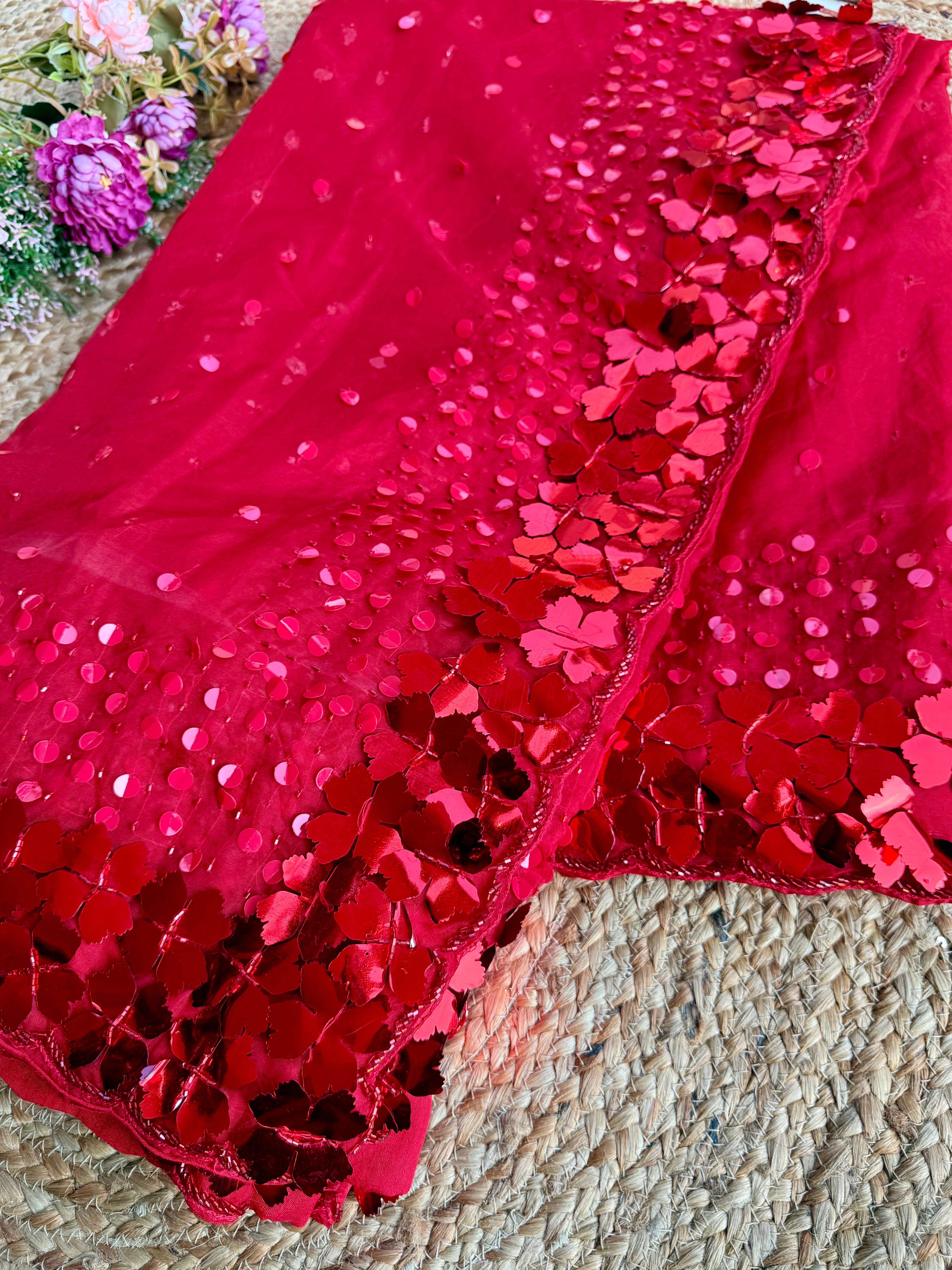 Heer Saree - Red