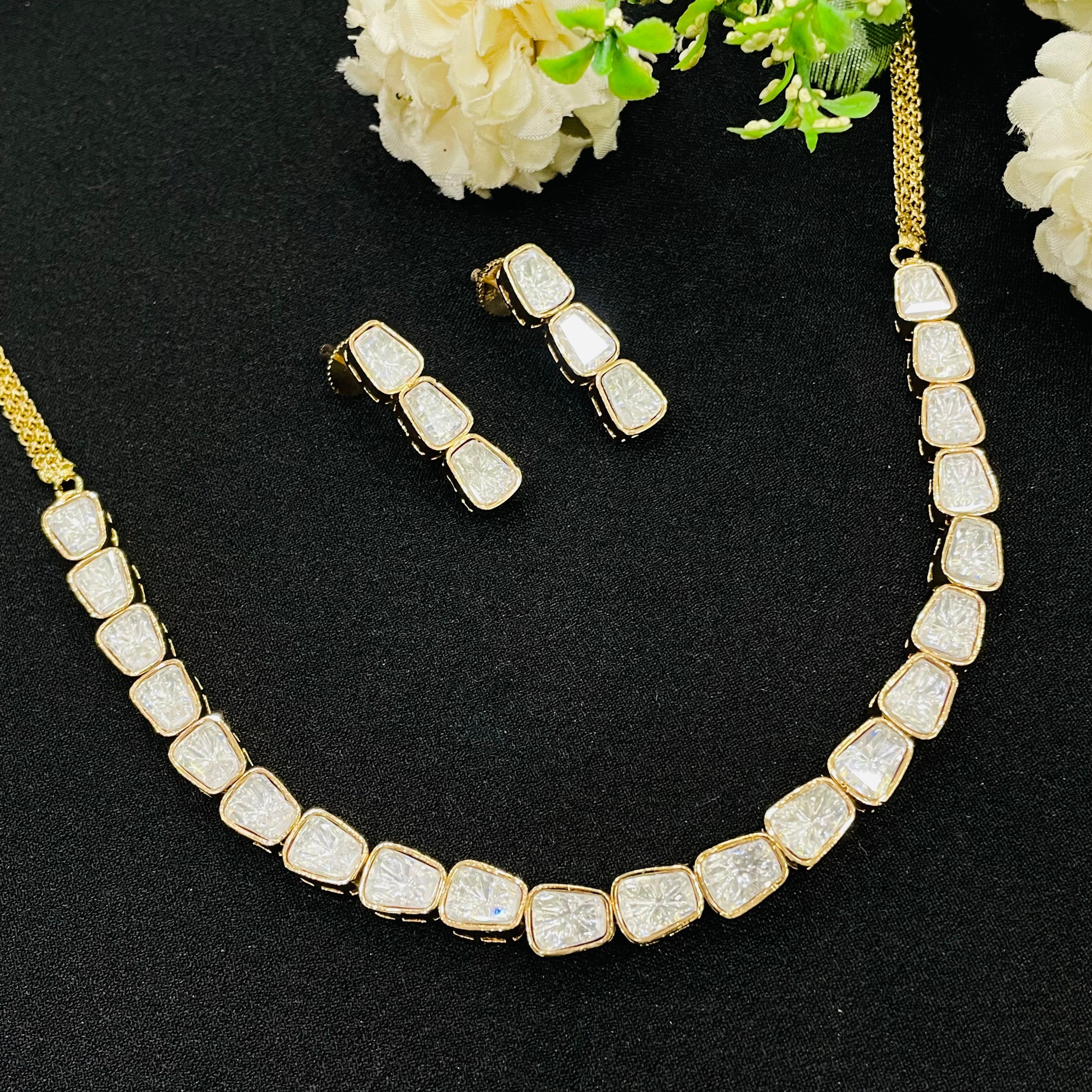 Nayaab Mitali Polki Neckpiece