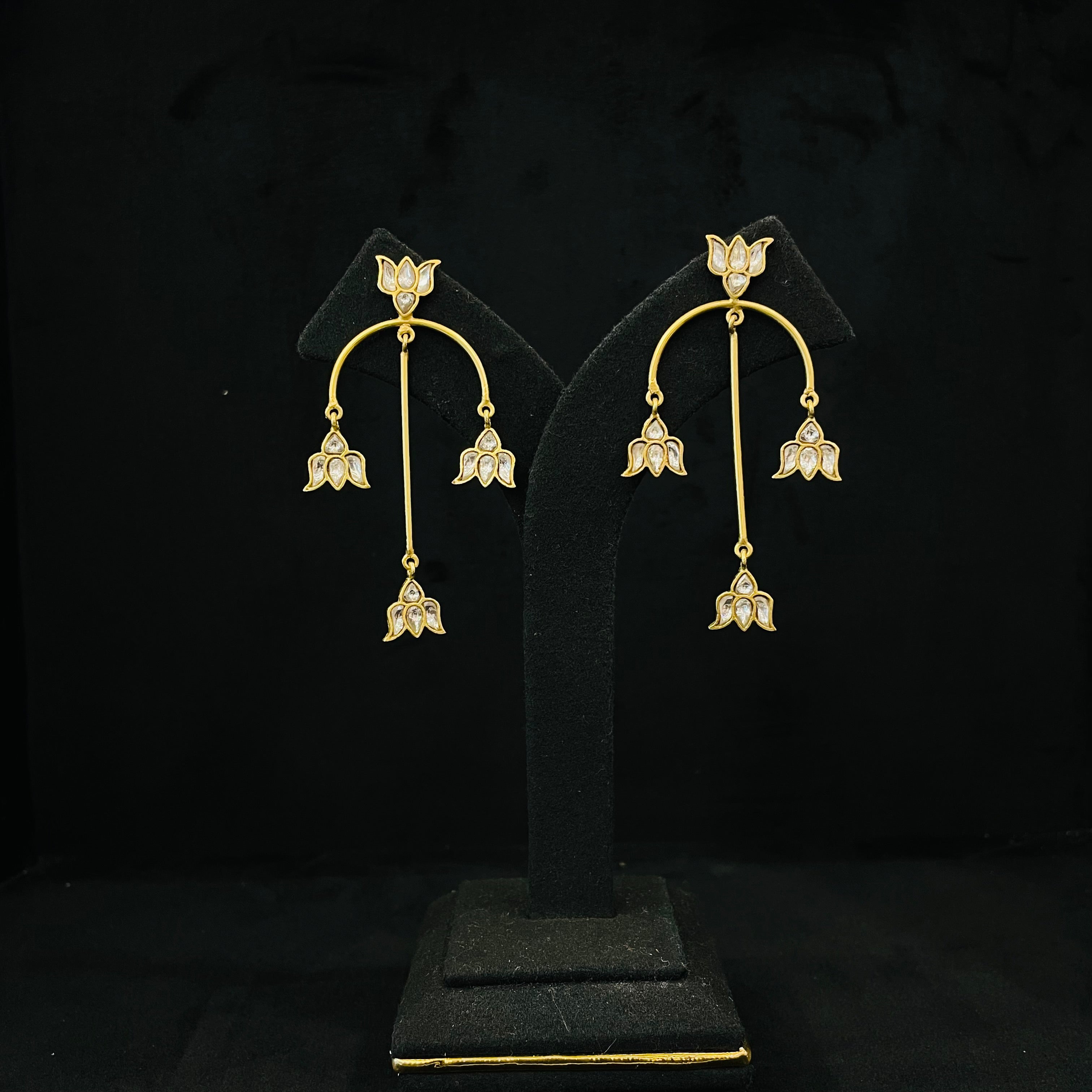 Nayaab Mehr Lotus Earrings