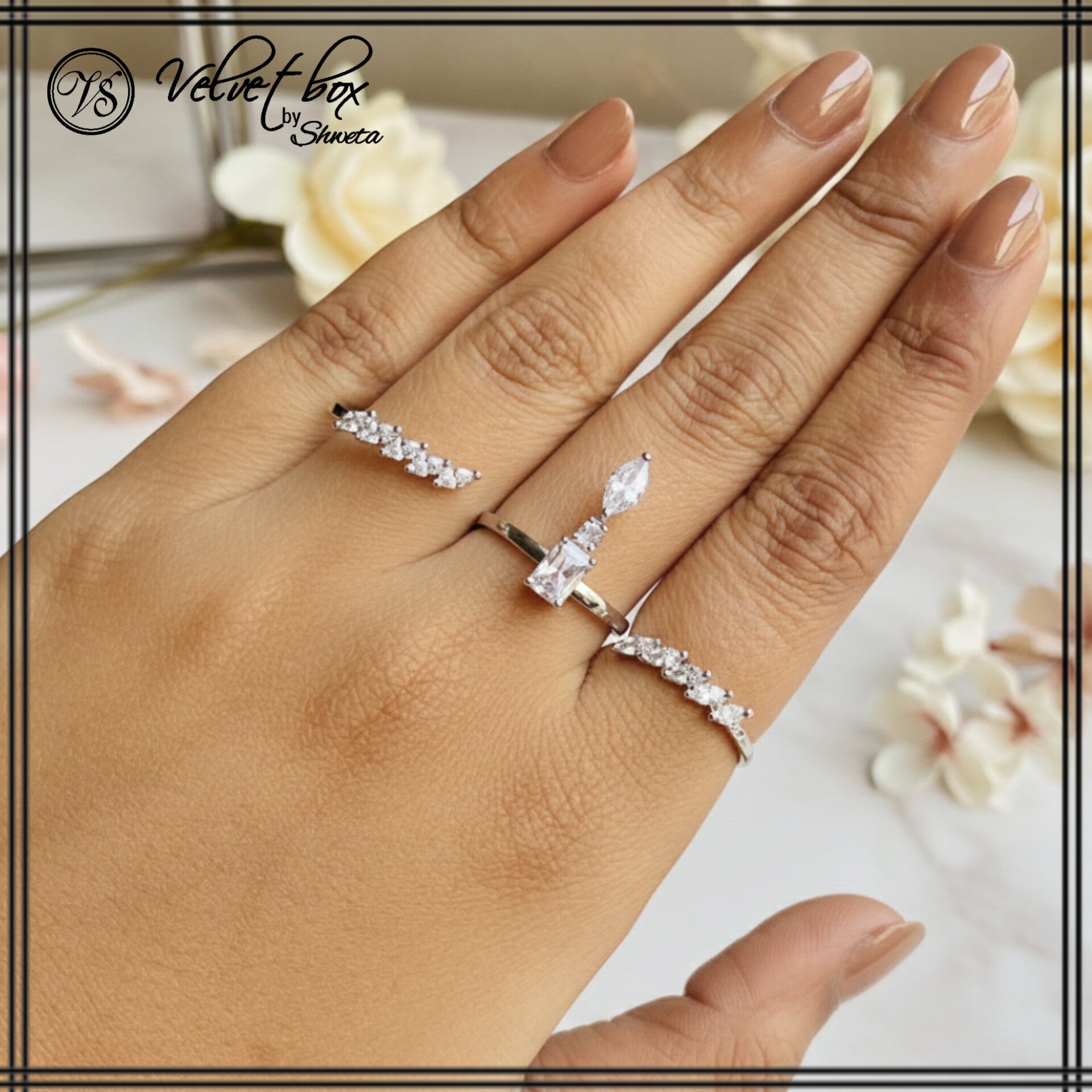 Ad Olivia ring-Silver adjustable