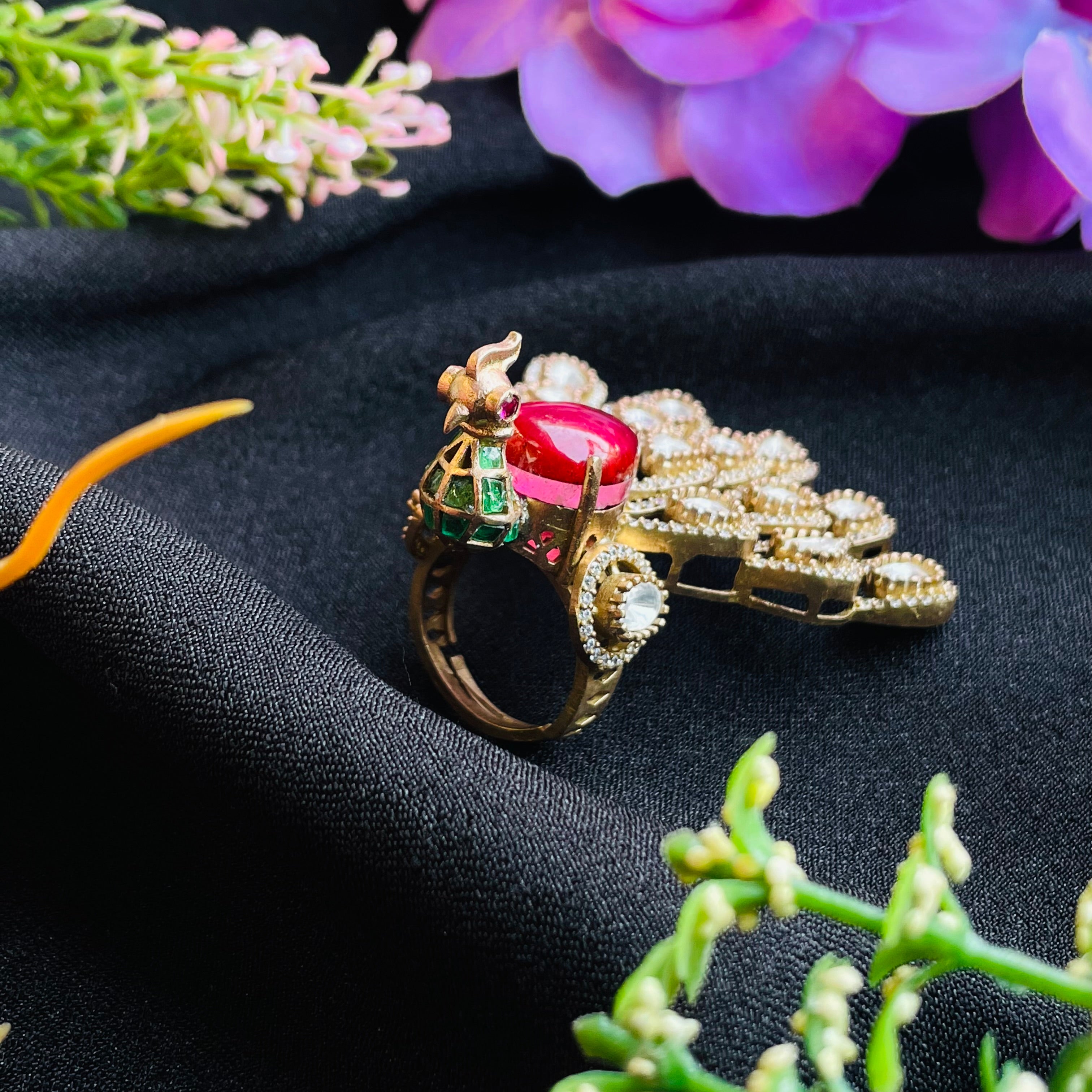 Nayaab Mayur ring adjustable