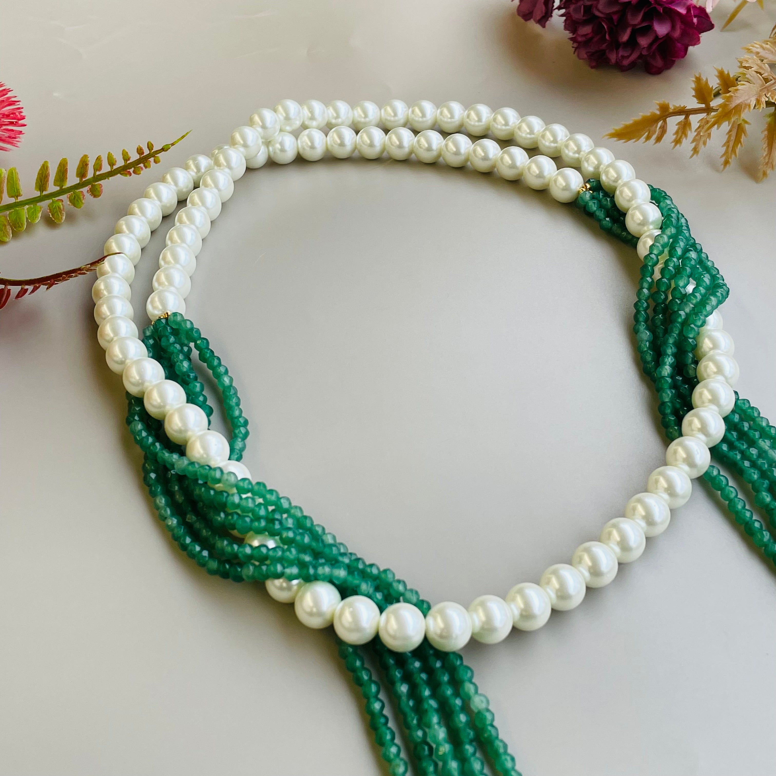 Nayaab jigyasa Pearl long mala