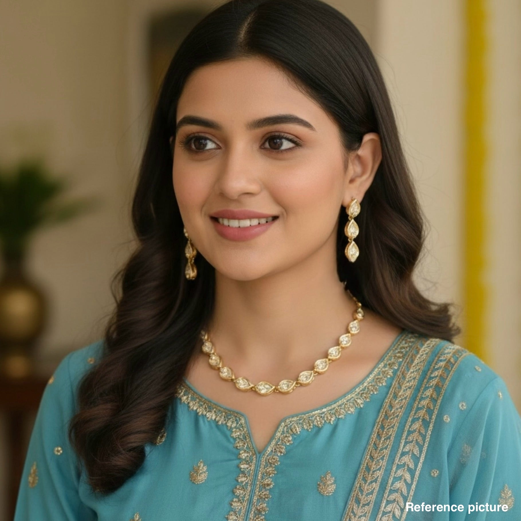 Nayaab arushi Polki neckpiece