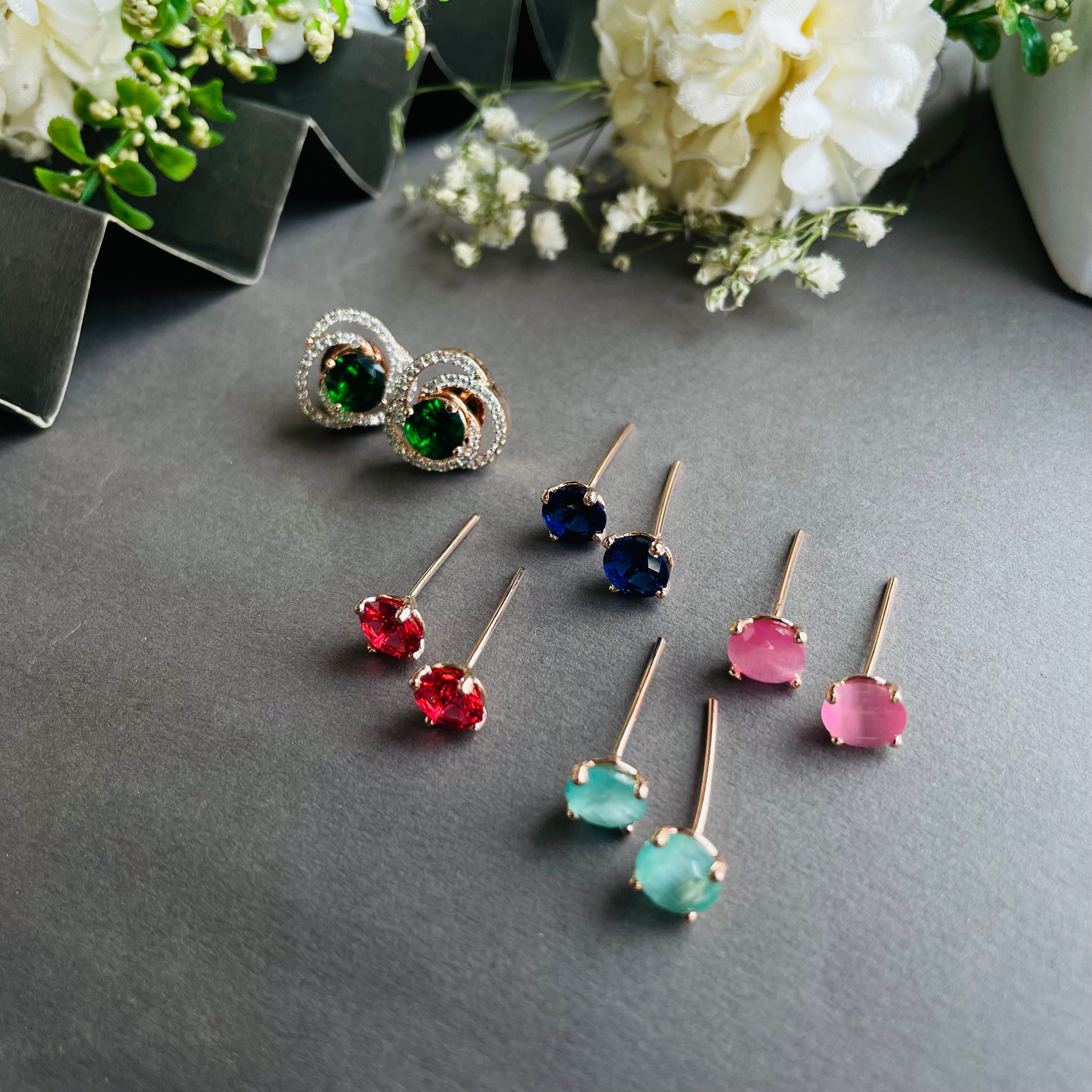 Ad Josie studs colour changeable