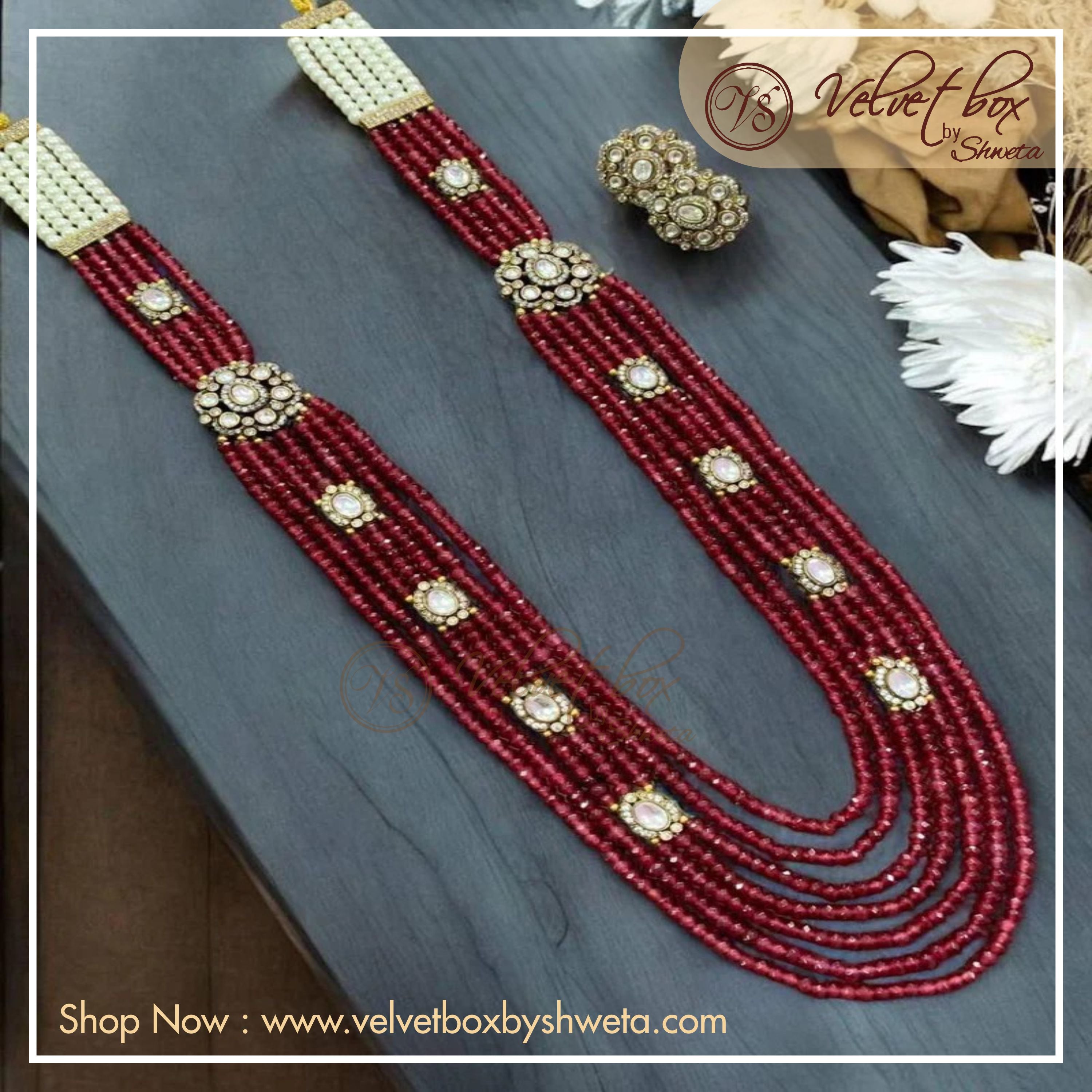 Nayaab rusi long Neckpiece