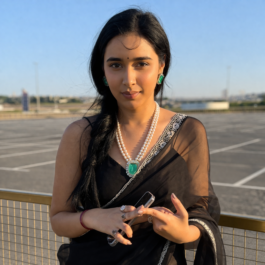 Tanya pearl neckpiece