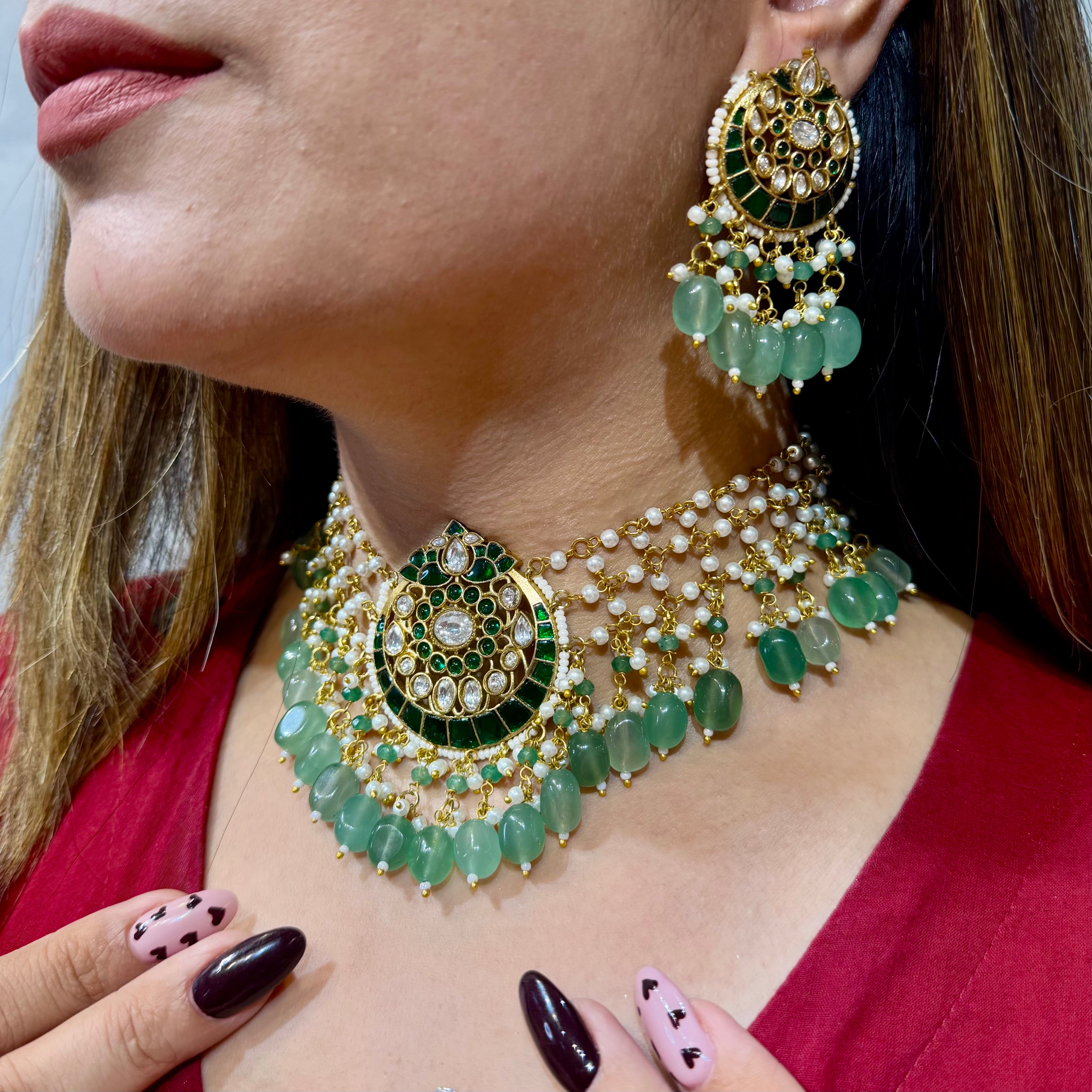 Nayaab Meher Polki neckpiece