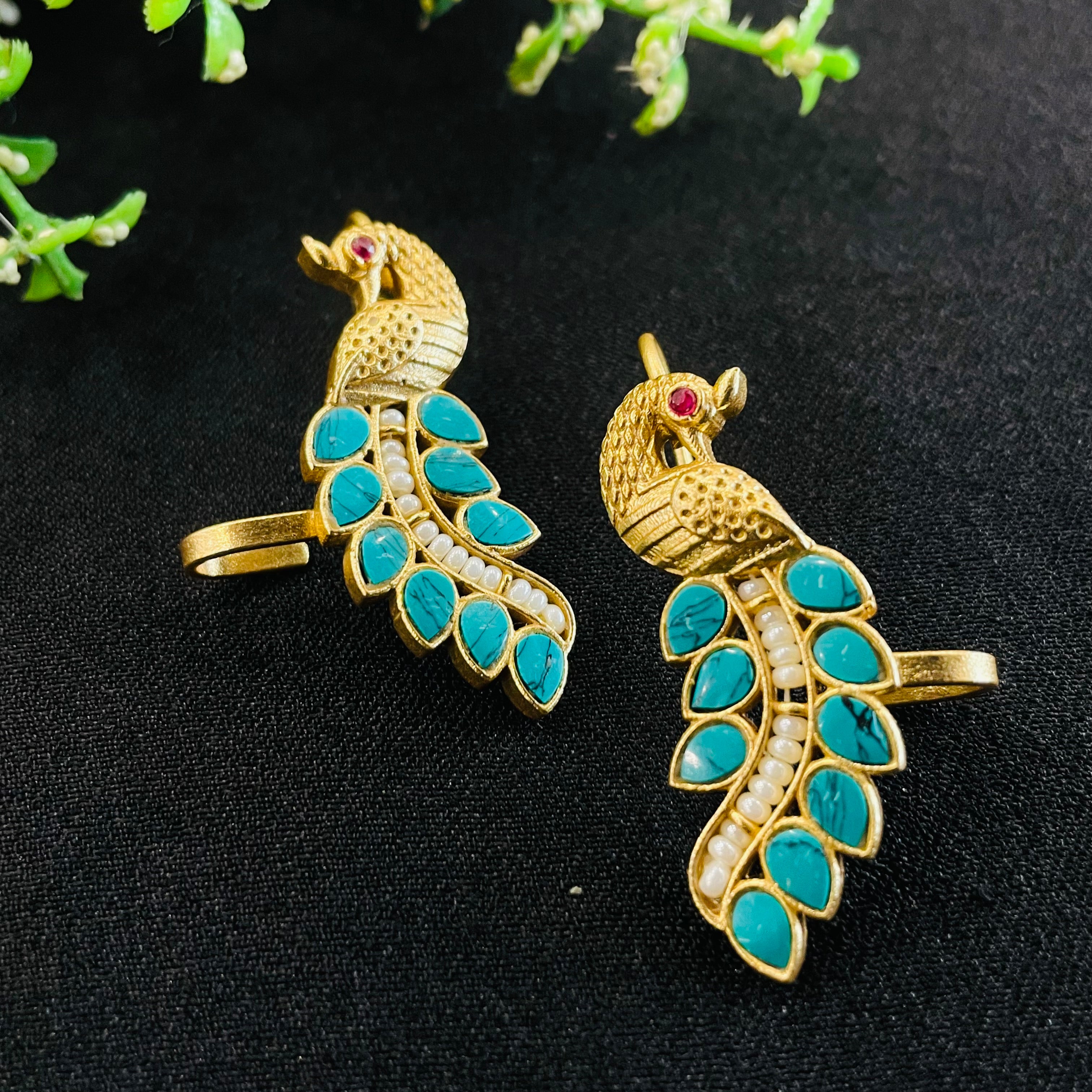 Nayaab peacock Earcuff