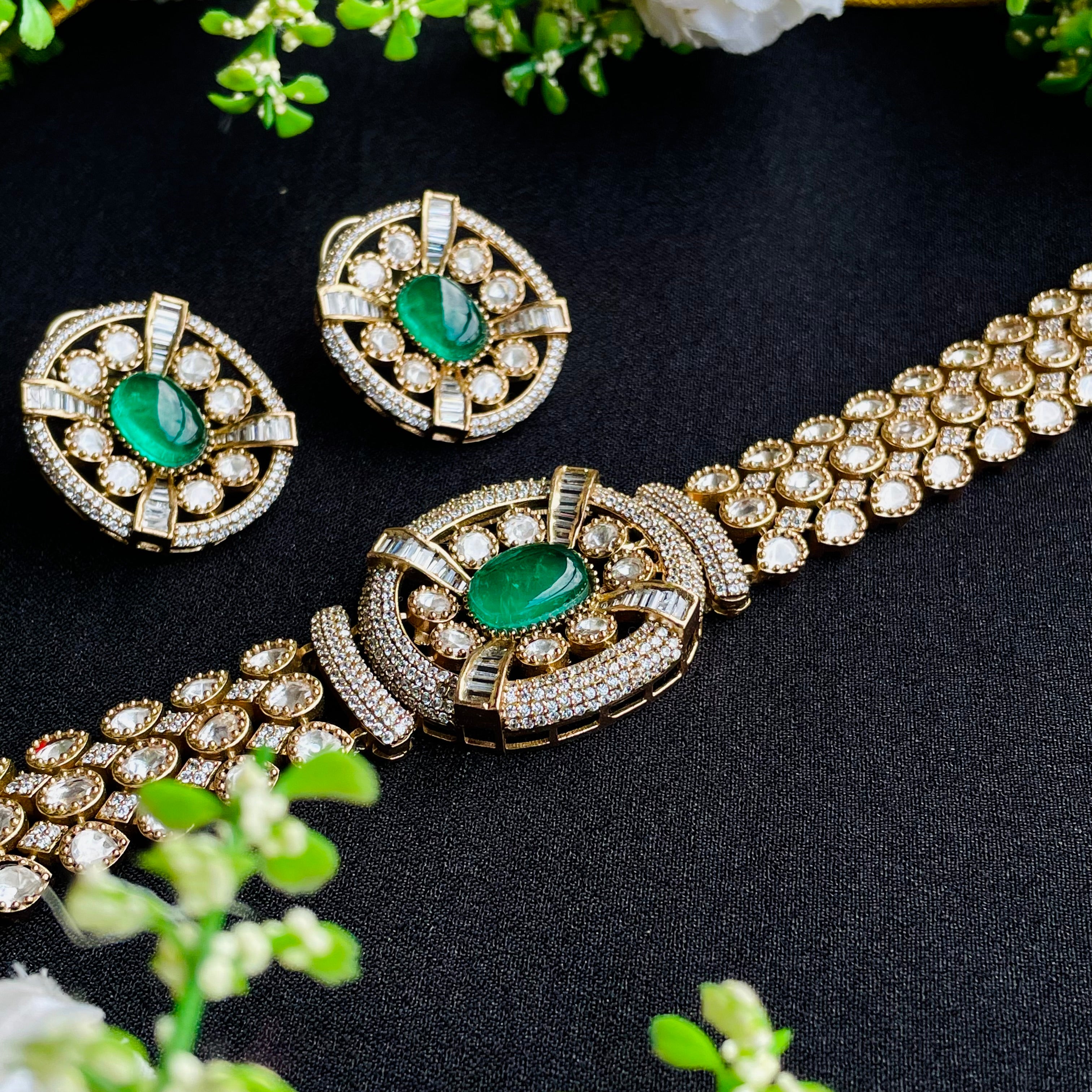 Nayaab Raina Polki Choker