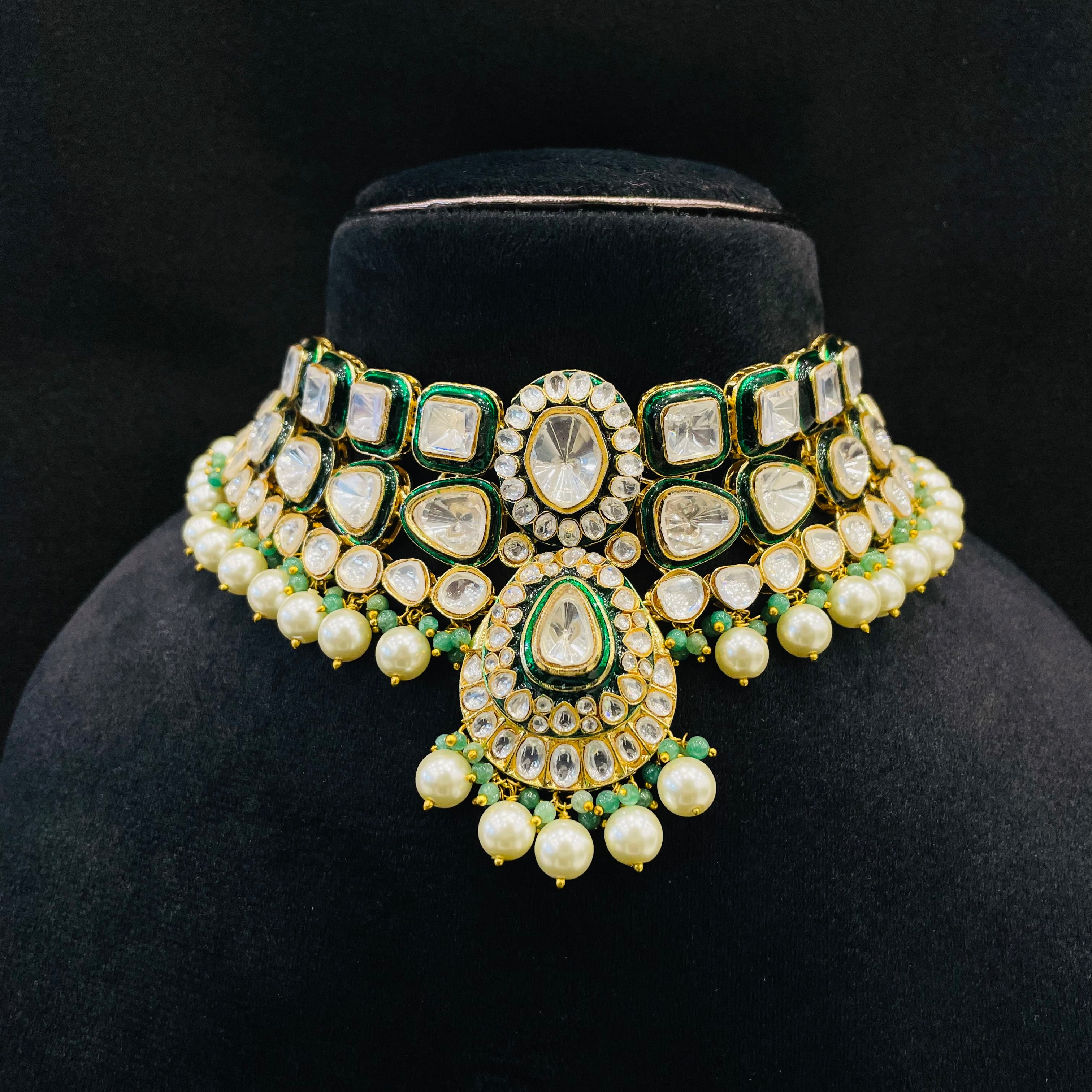 Nayaab Kayenat Polki Neckpiece
