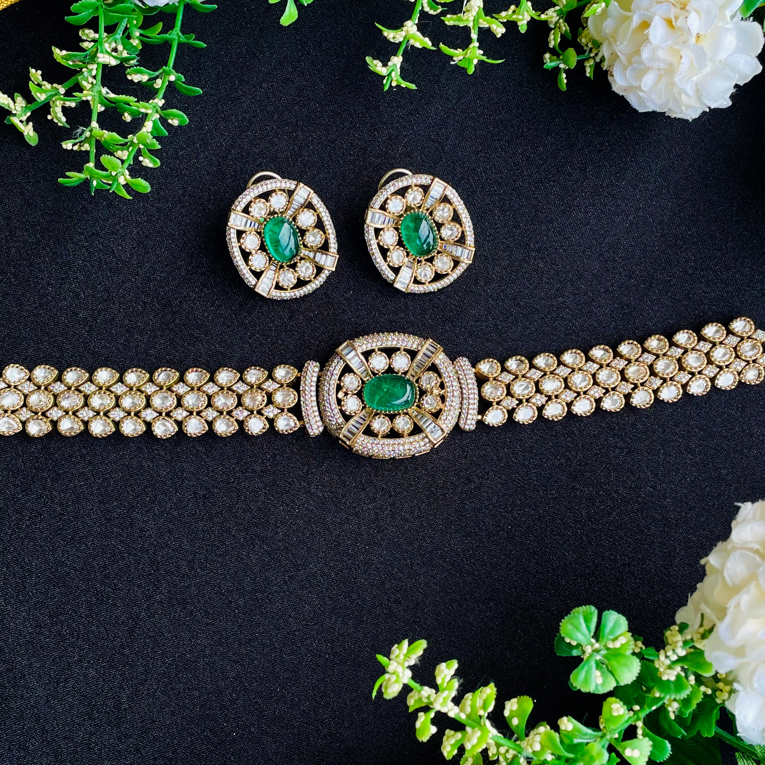 Nayaab Raina Polki Choker