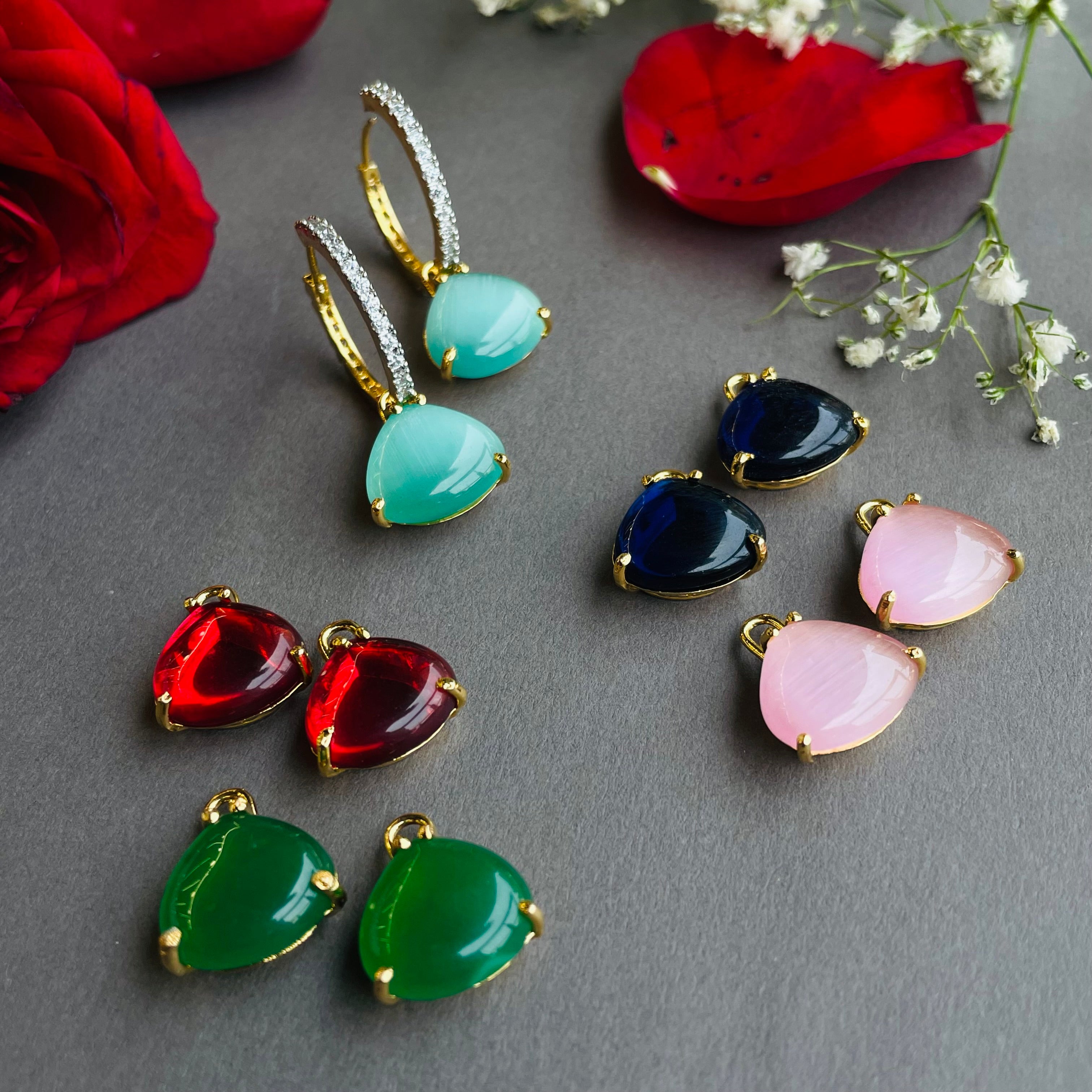 Ad Elsa colour changeable earring