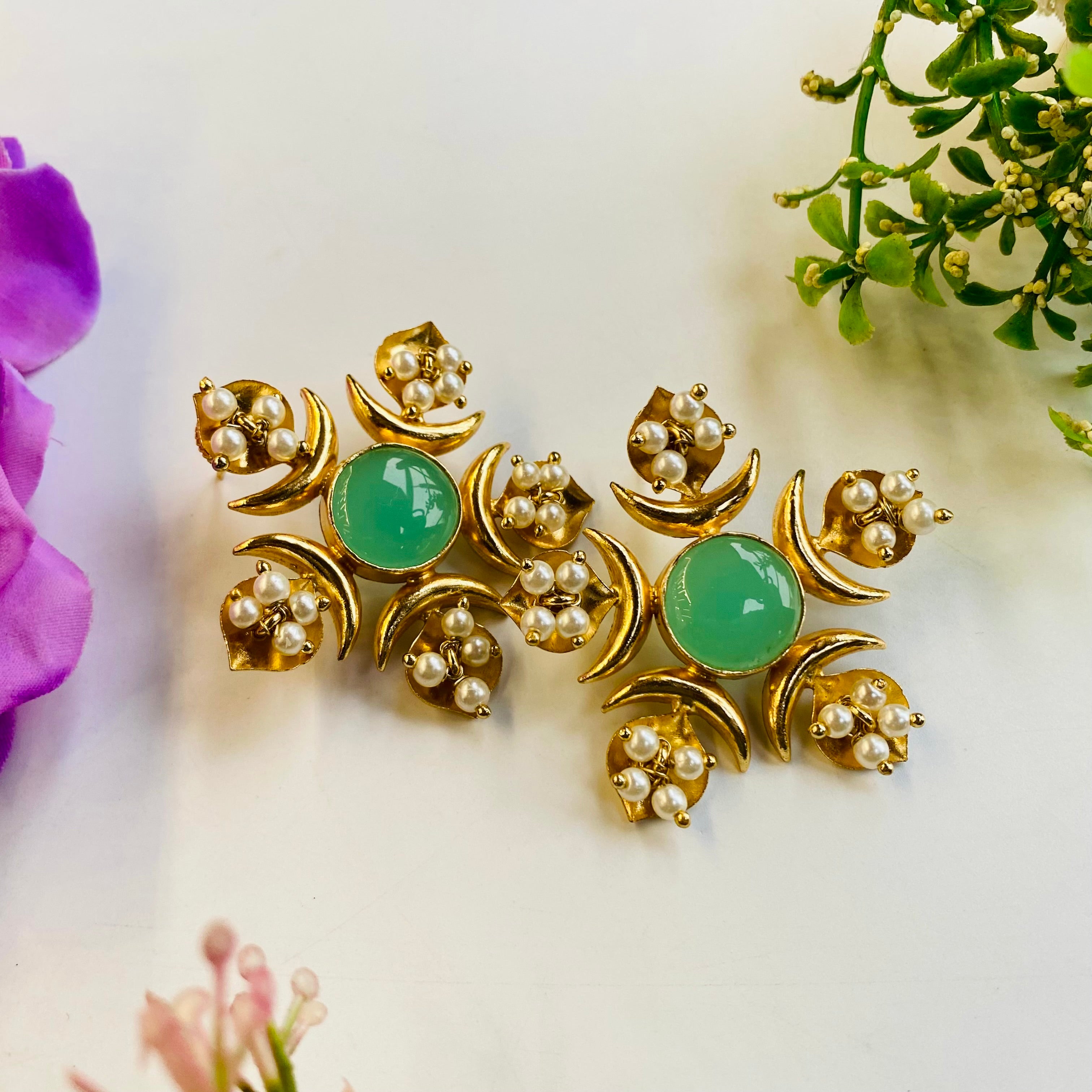 Nayaab Semi Earrings