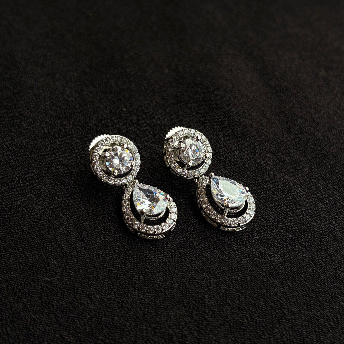 Aarvika Crystal Drop Earrings