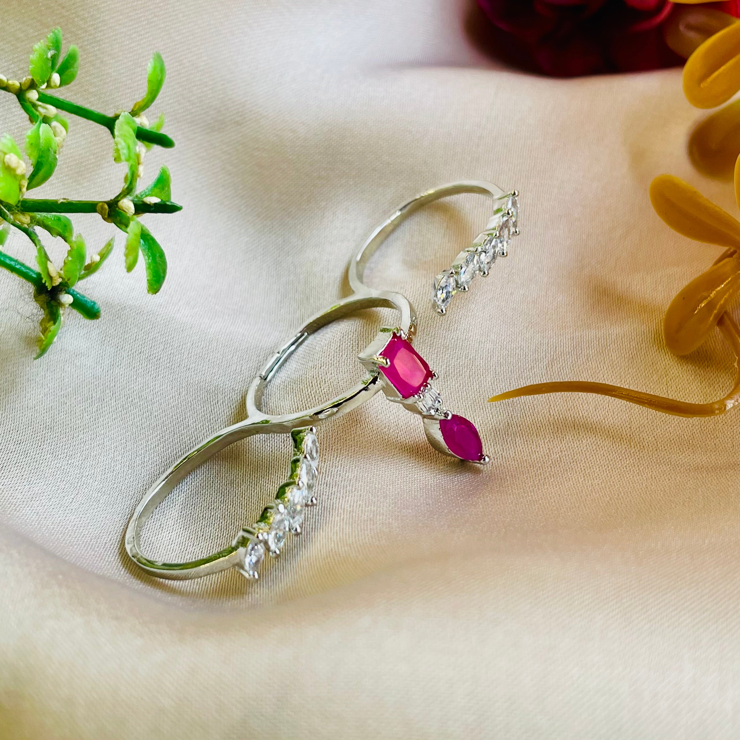 Ad Olivia ring-pink adjustable