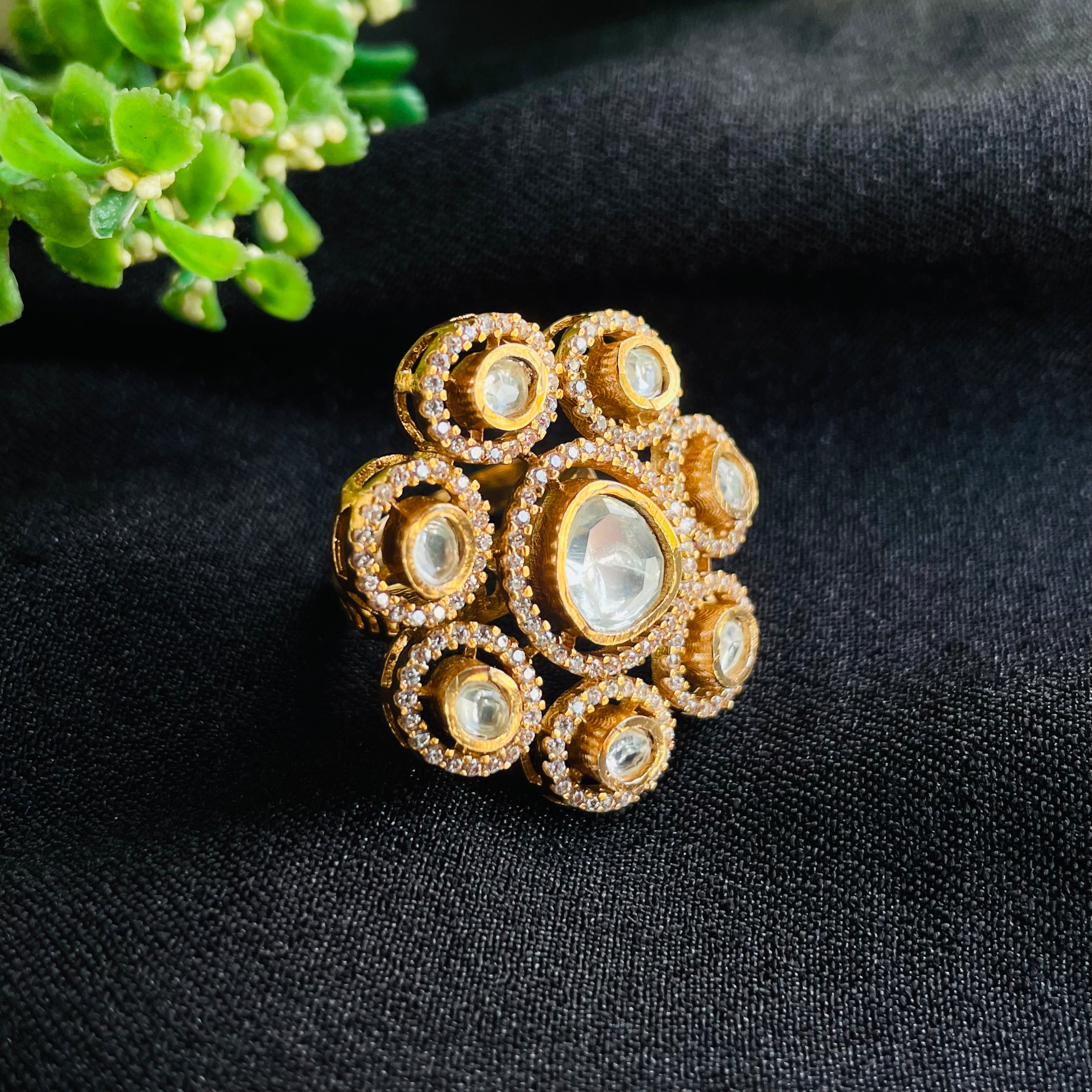 Nayaab Juhi Polki Ring