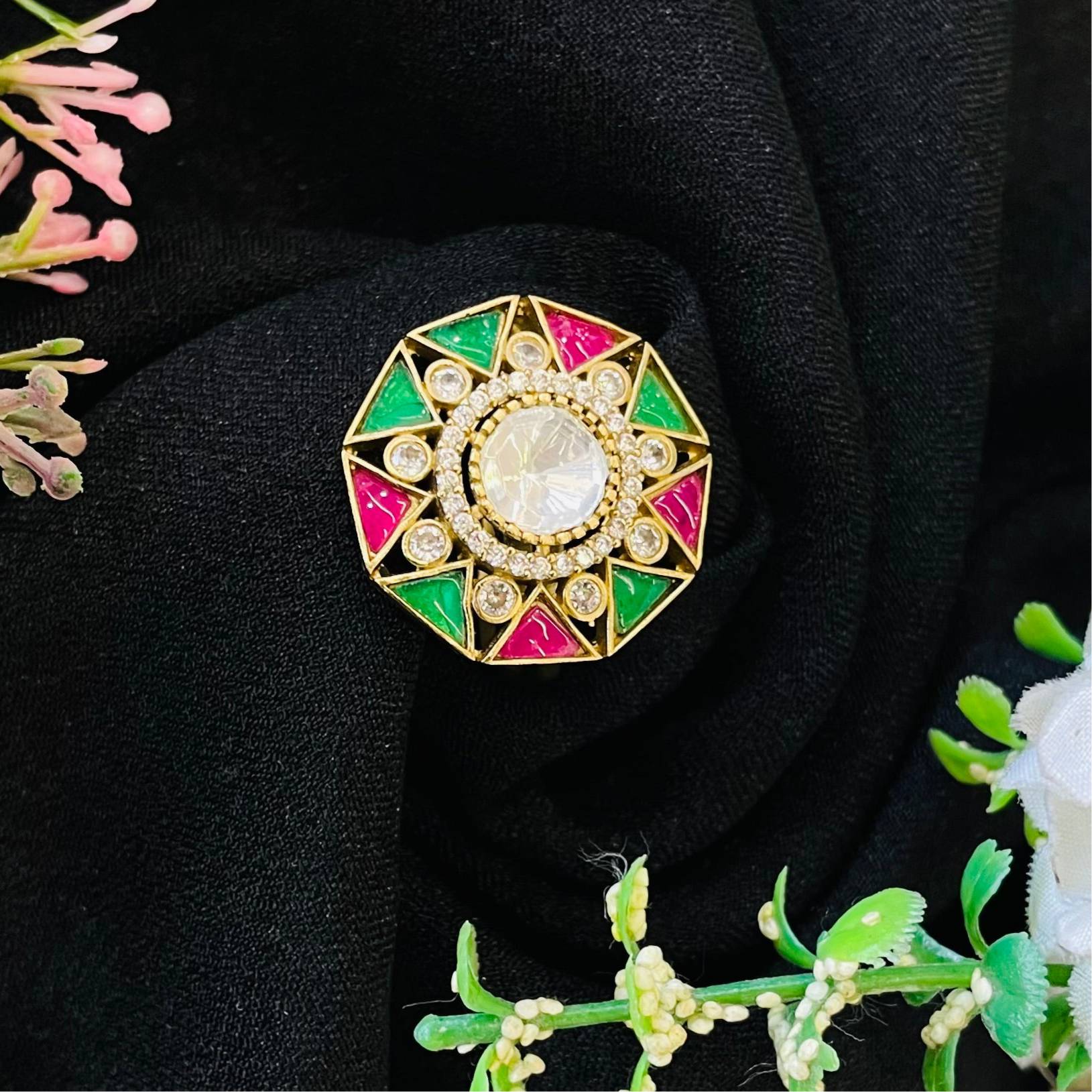 Nayaab Aarya polki rings