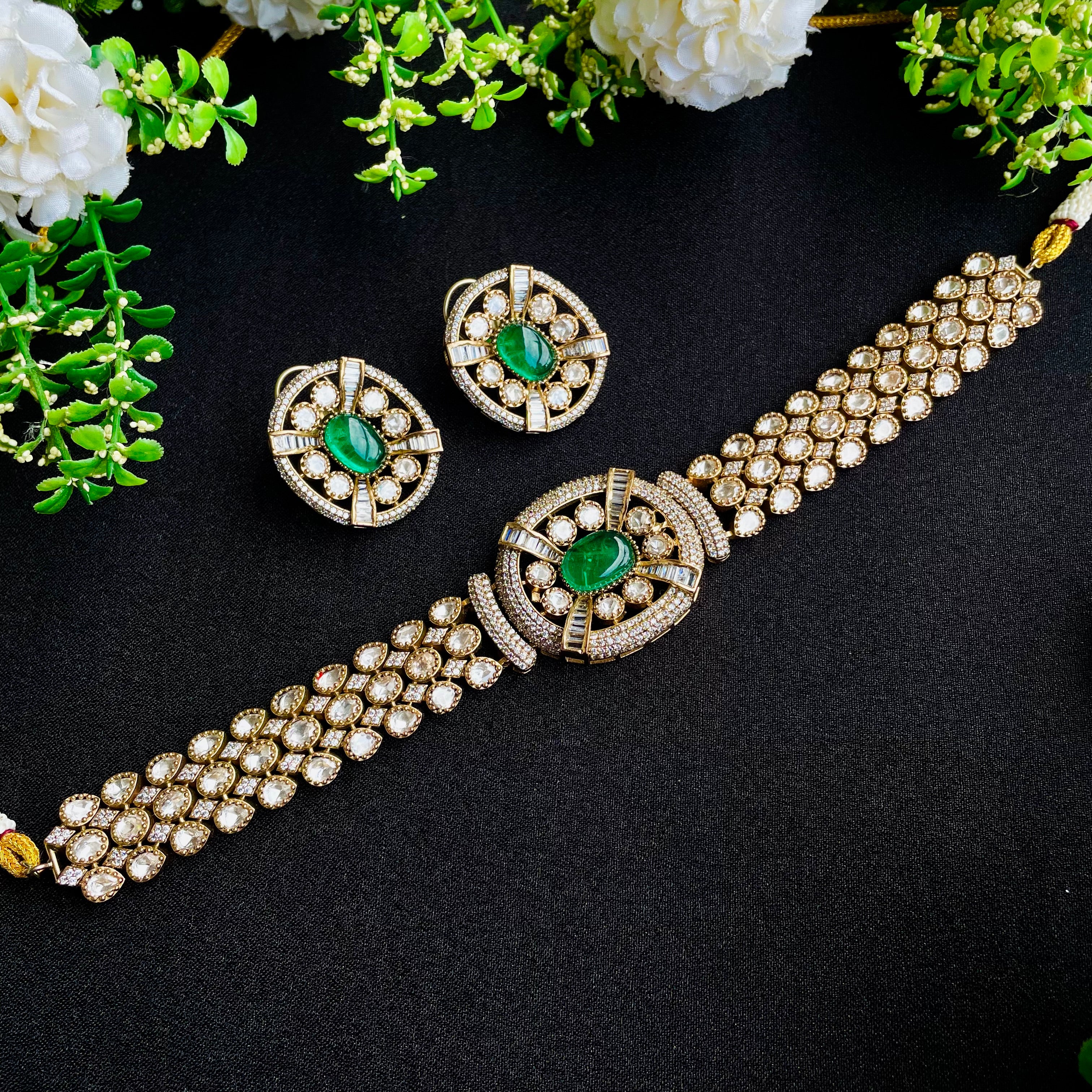Nayaab Raina Polki Choker