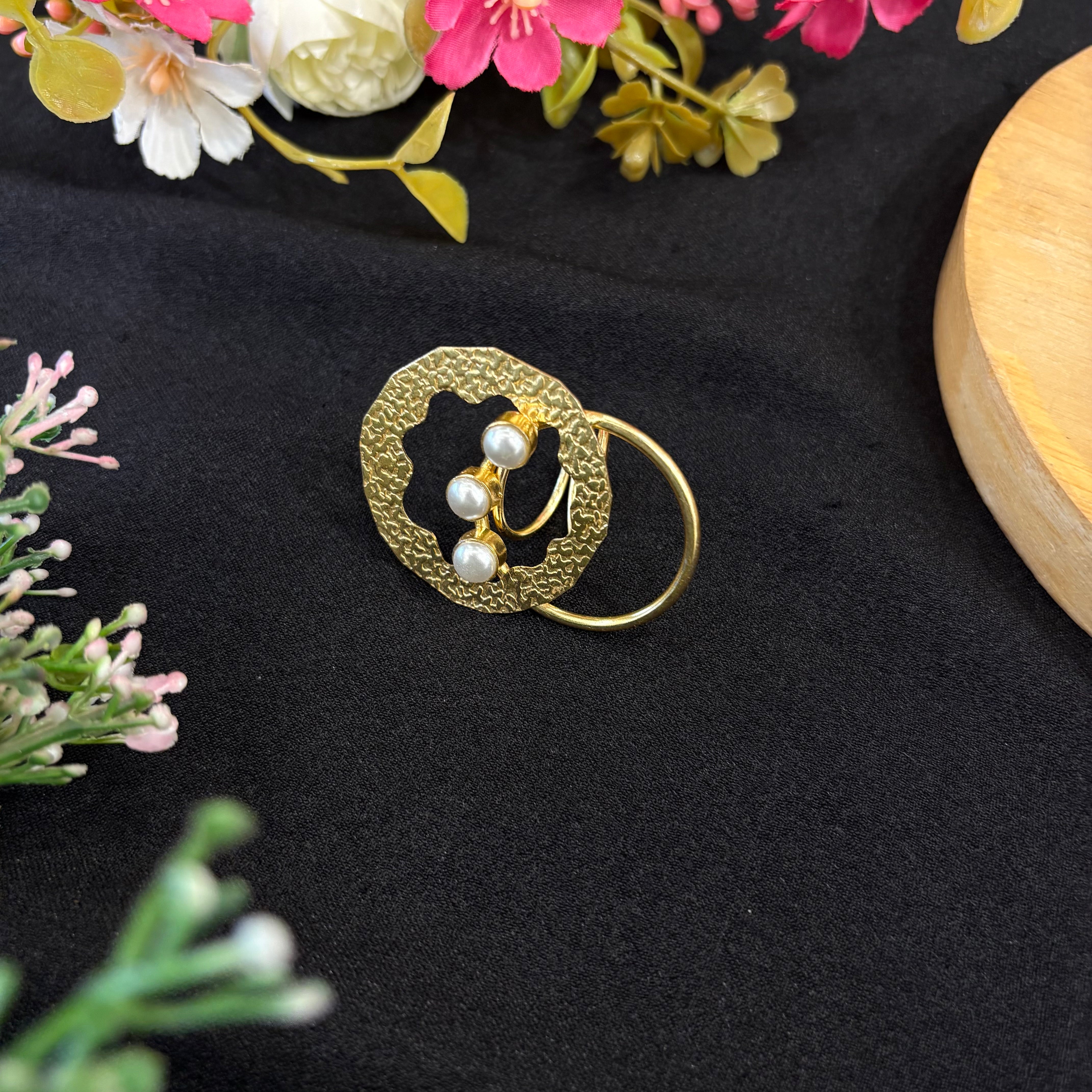 Aurelia Pearl Orbit Ring