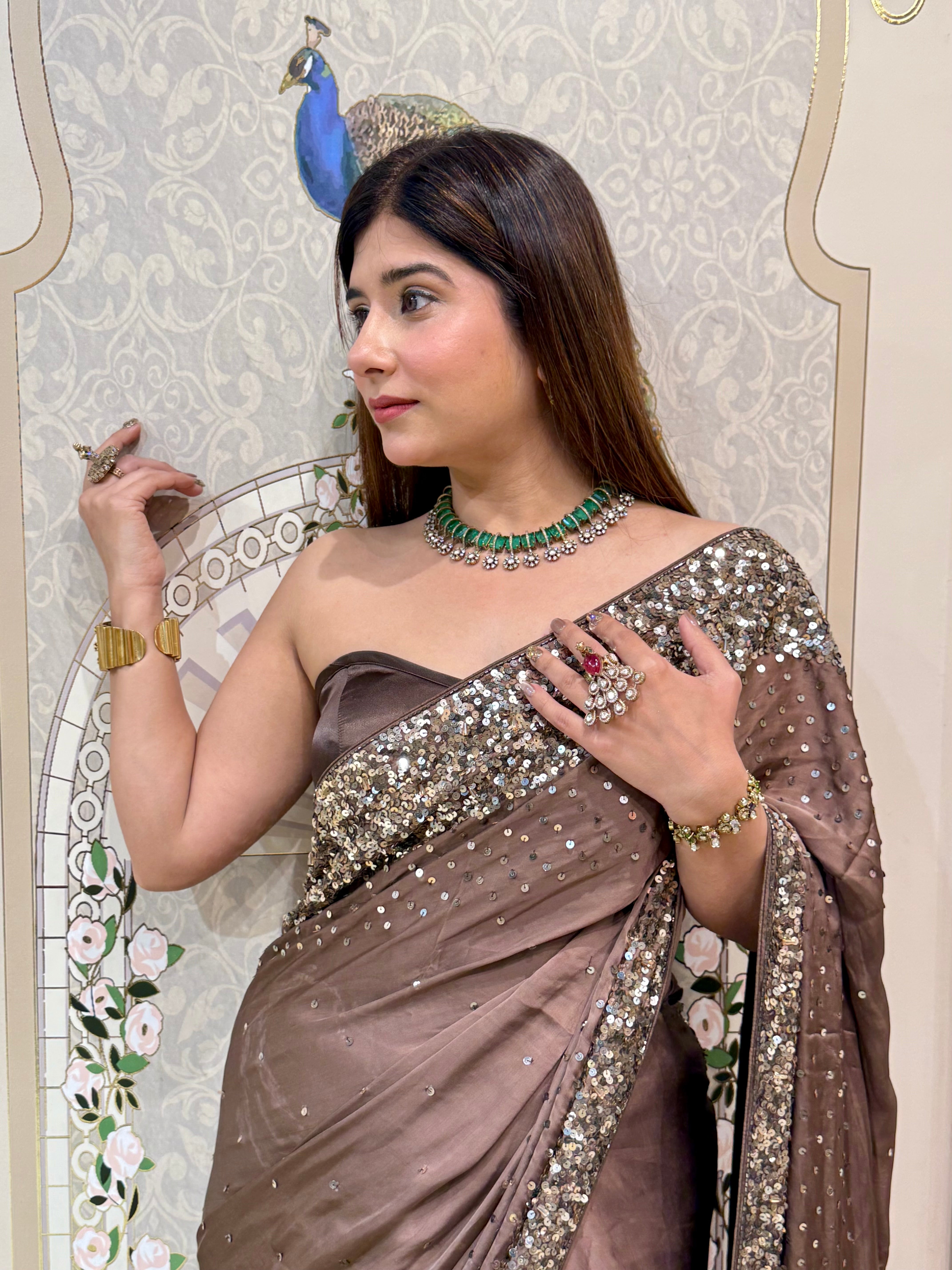 Brown Sugar Saree