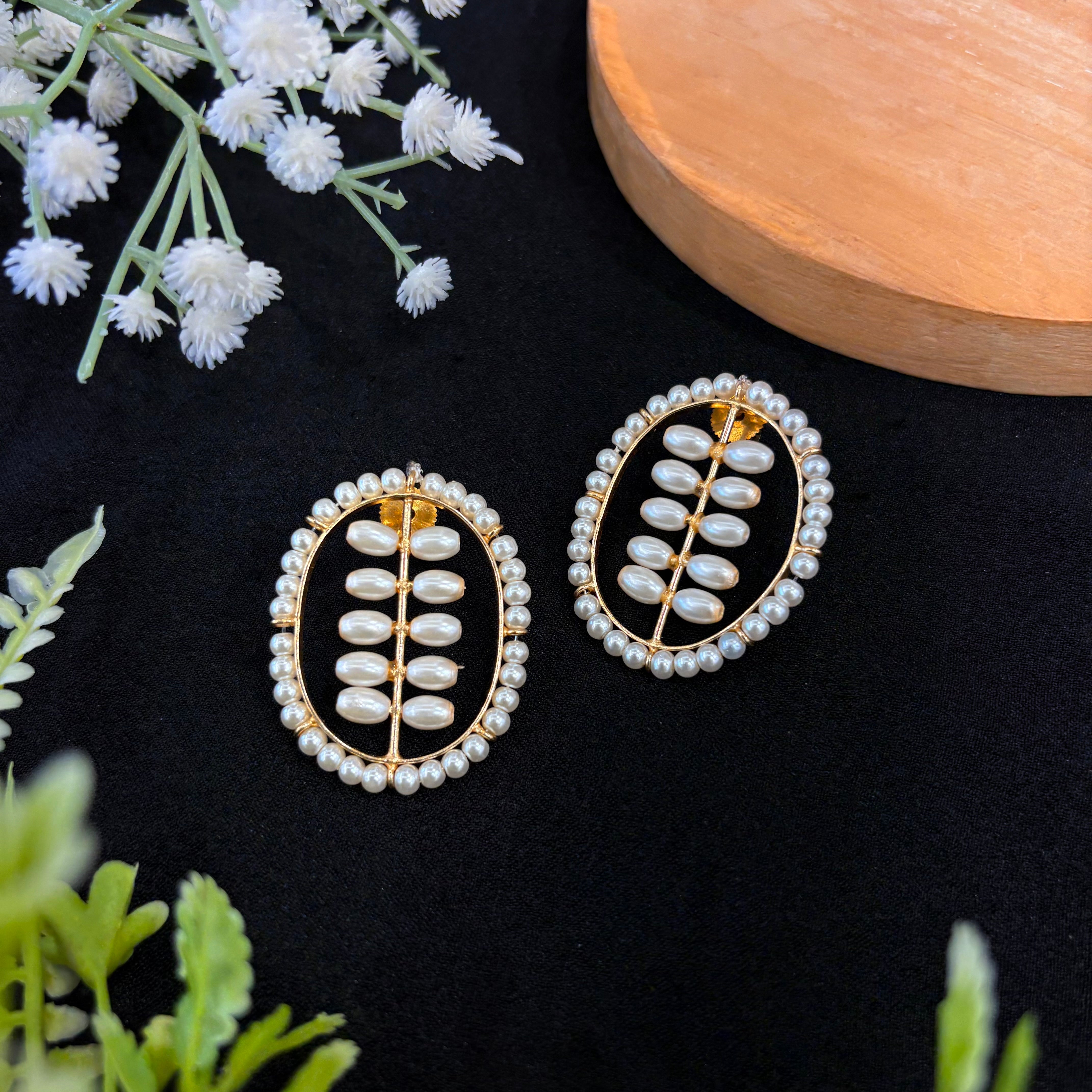 Aurelia Pearl Vine Earrings