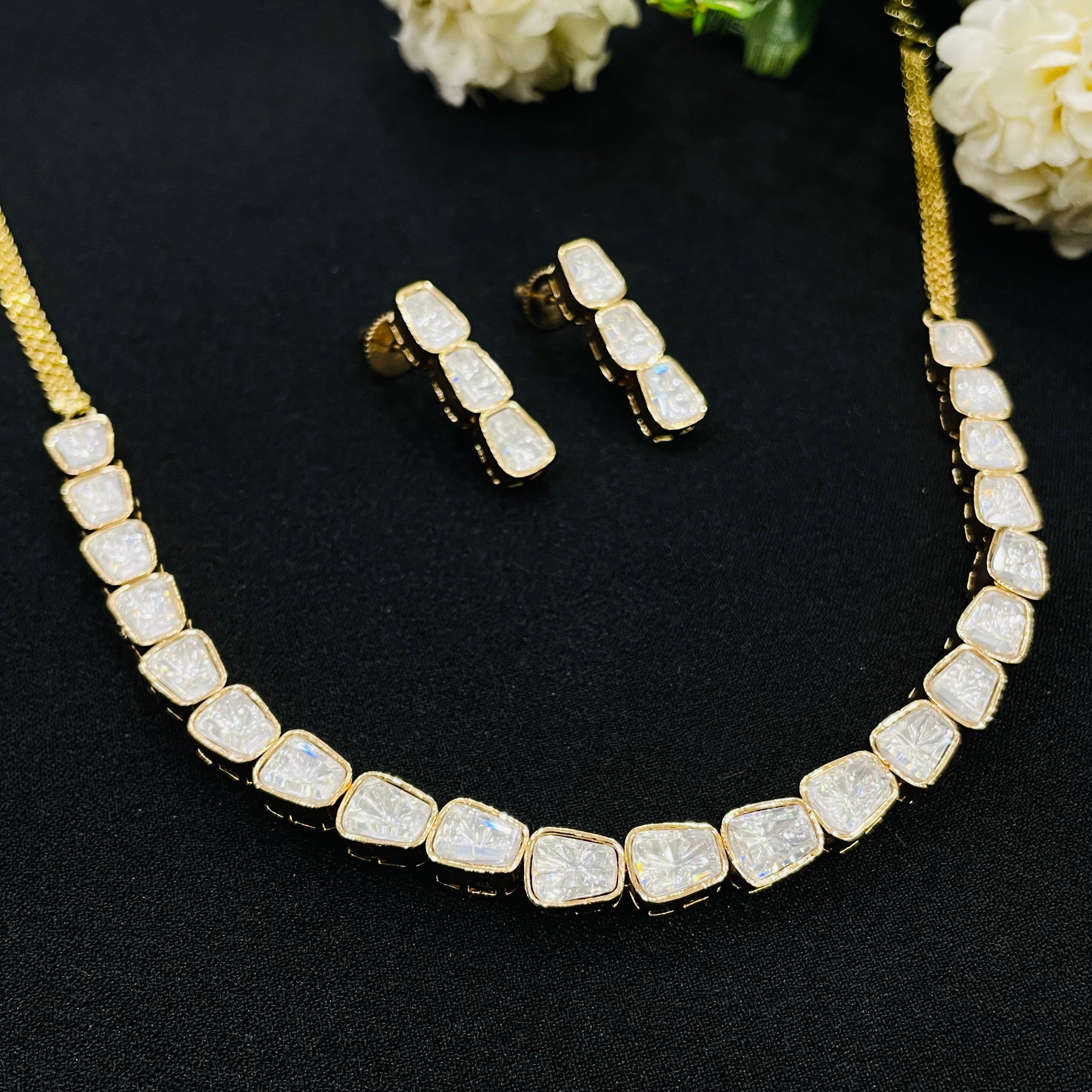 Nayaab Mitali Polki Neckpiece