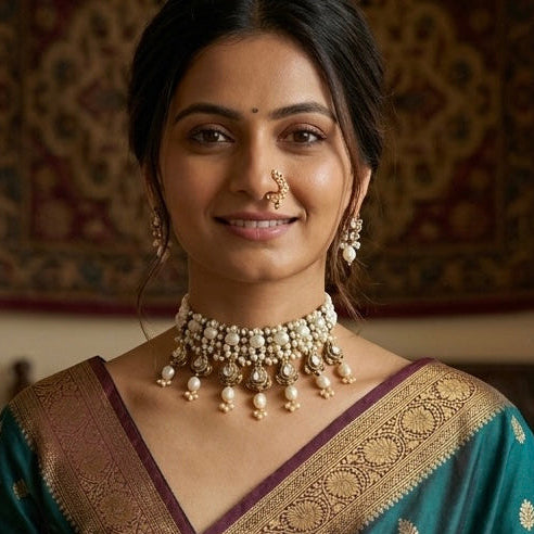 Nayaab paridhi Polki choker