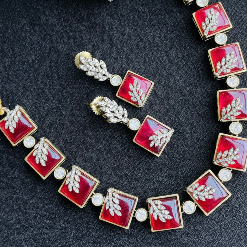 Nayaab deepa polki neckpiece