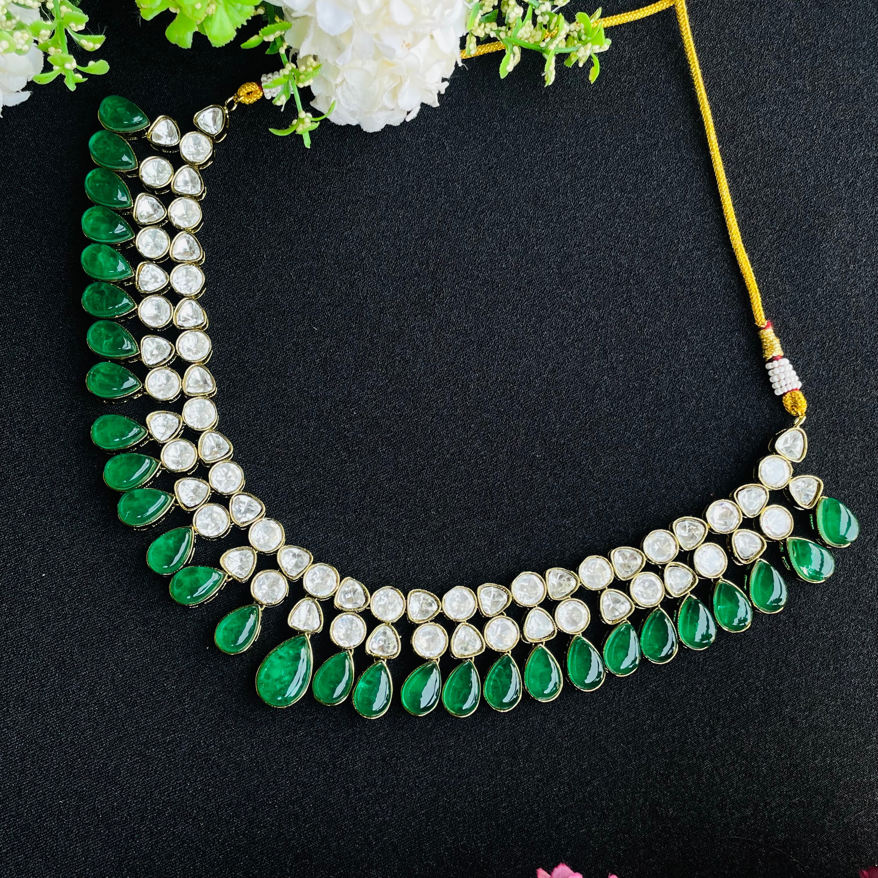 Nayaab Aliya Polki Neckpiece