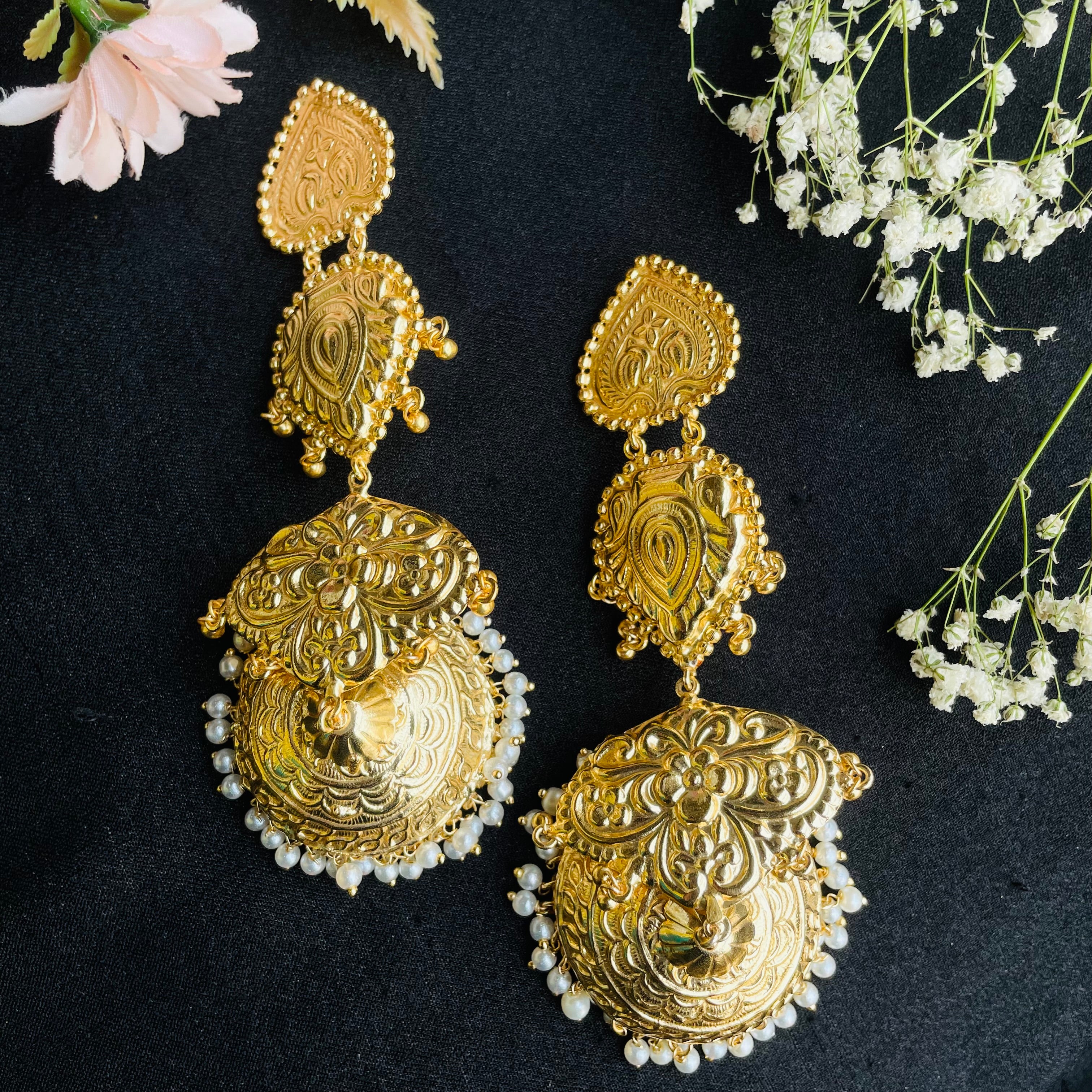 Nayaab Madhuri Jhumka earrings