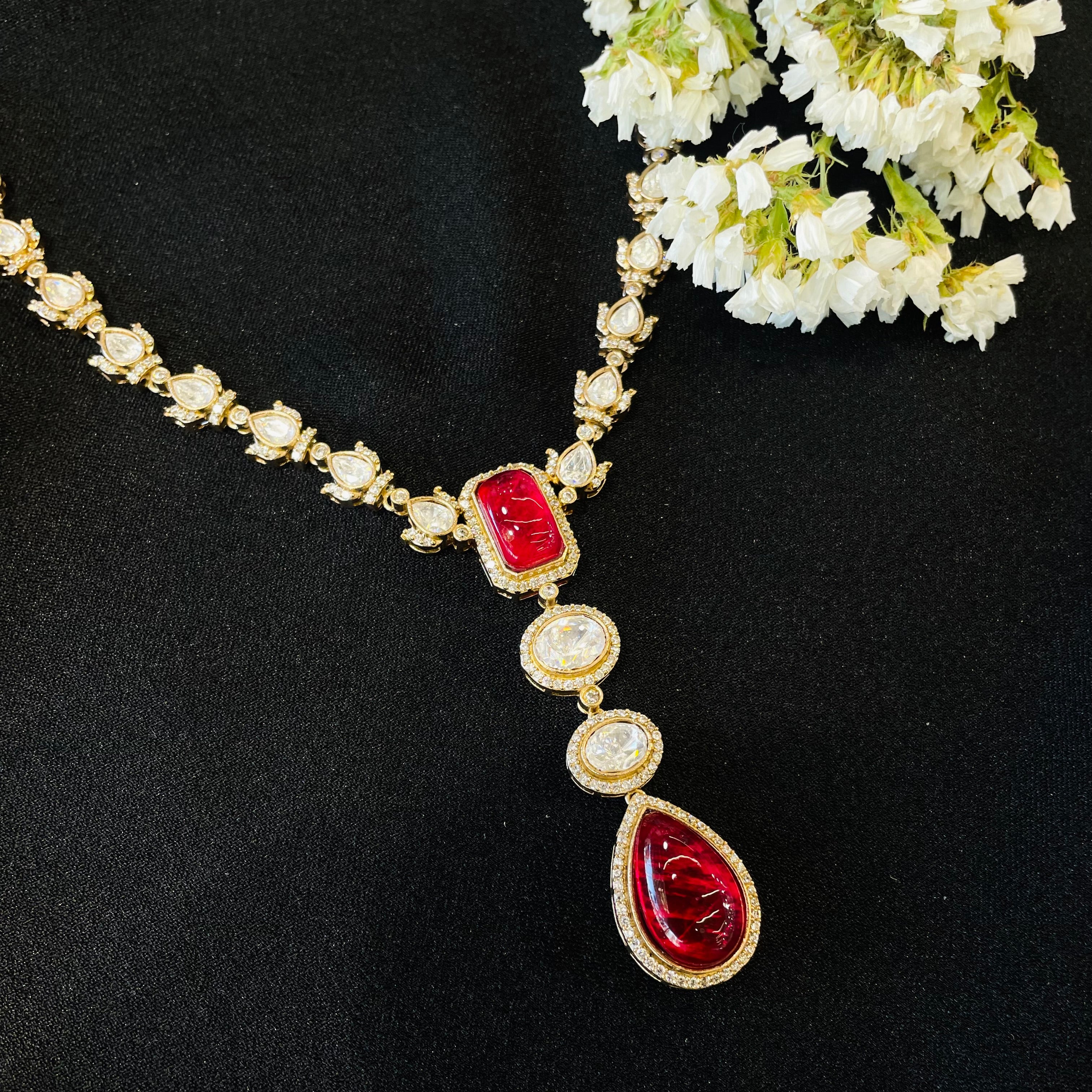 Nayaab Avni Polki Neckpiece