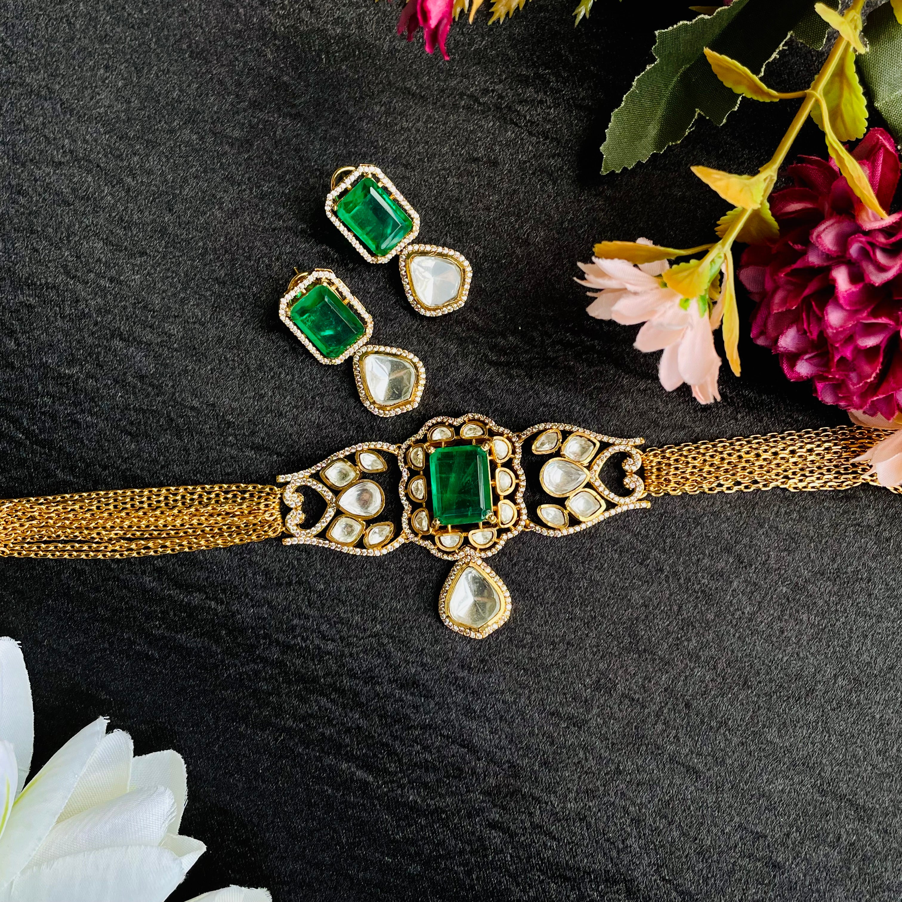 Nayaab Alka Polki Choker