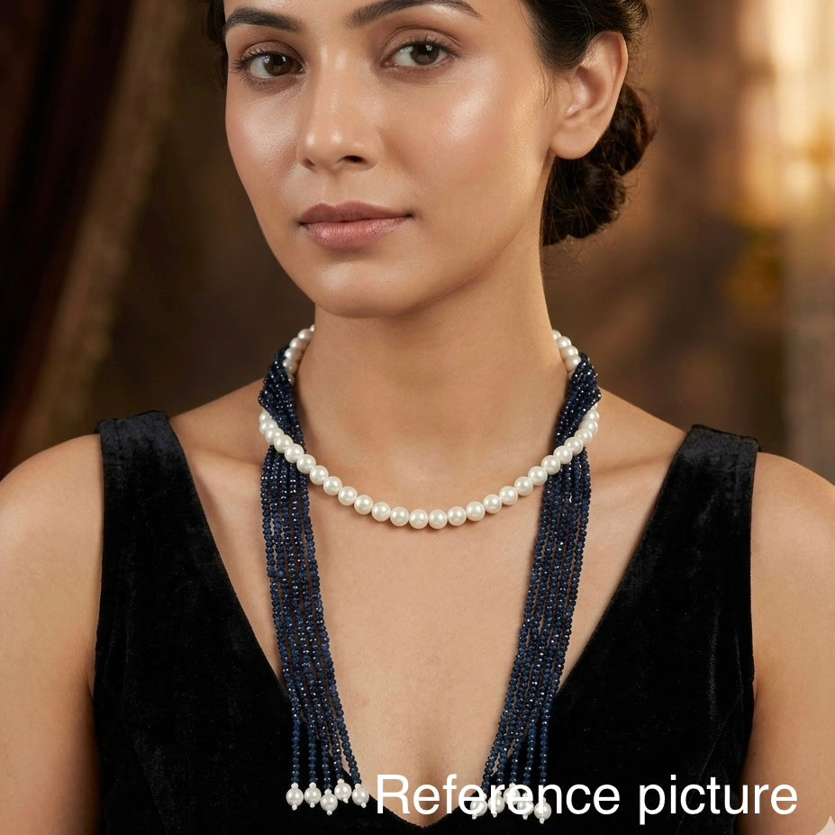 Nayaab jigyasa Pearl long mala