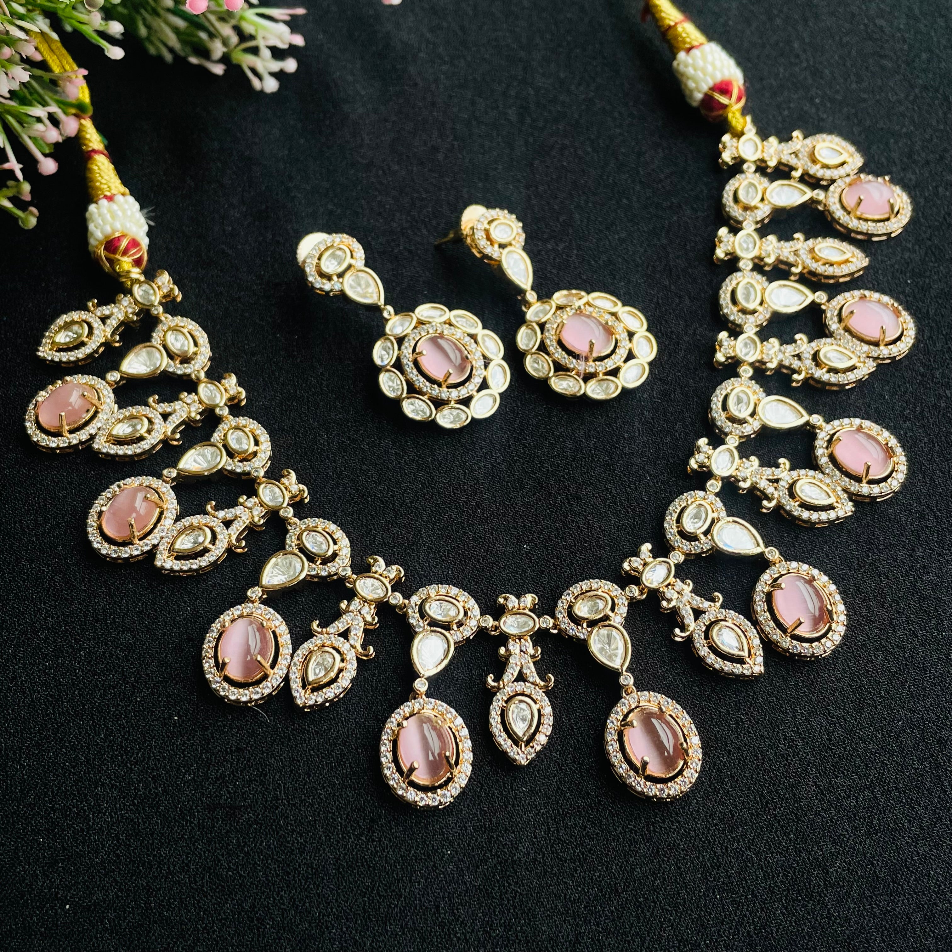 Nayaab Kareena Polki Neckpiece