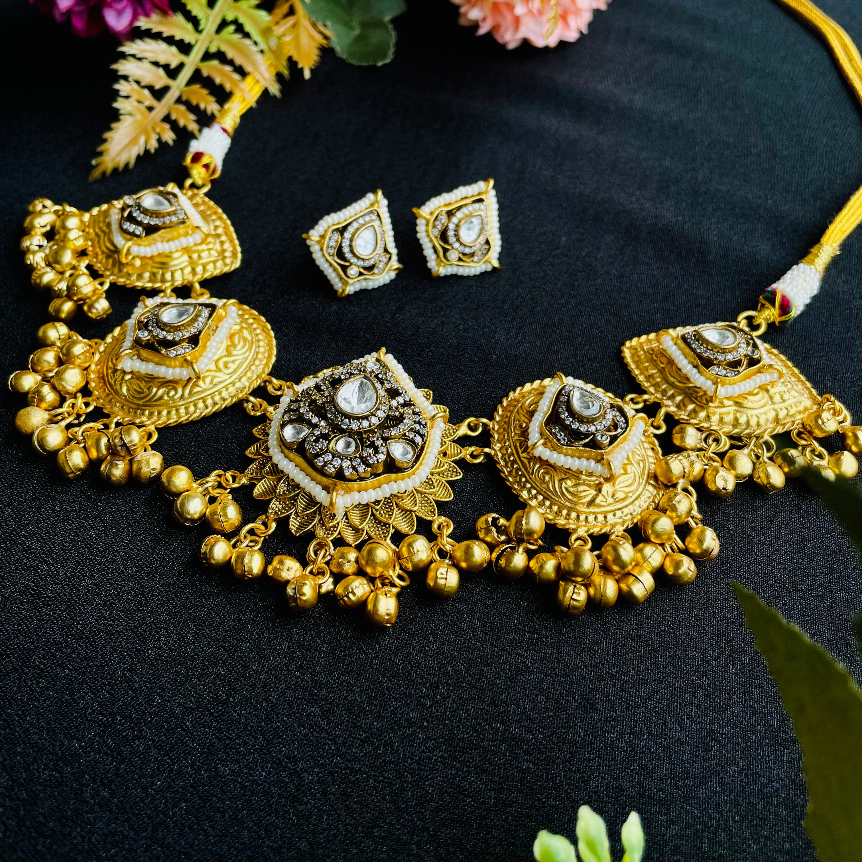Nayaab Raani Polki Neckpiece