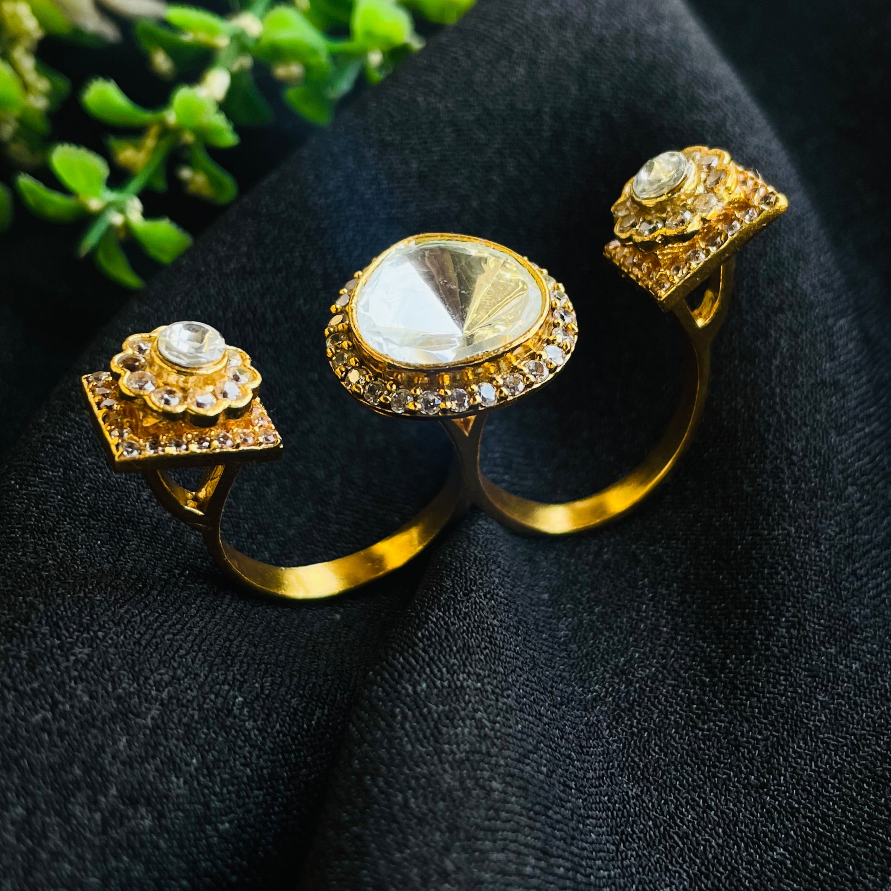 Nayaab Shamiksha Polki Ring