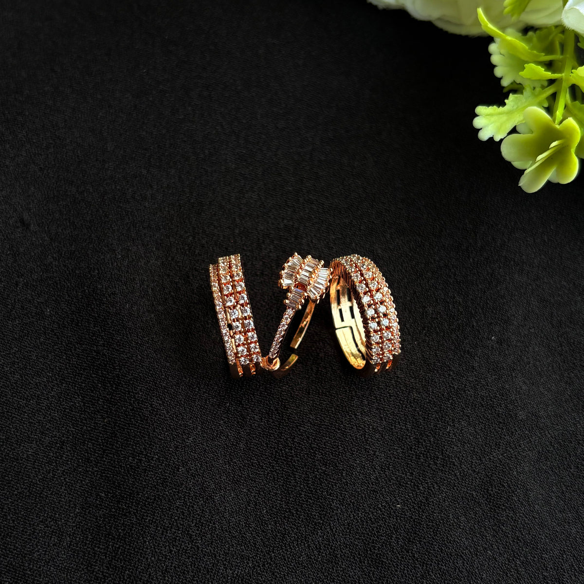 Adaa Gulmohar Ring