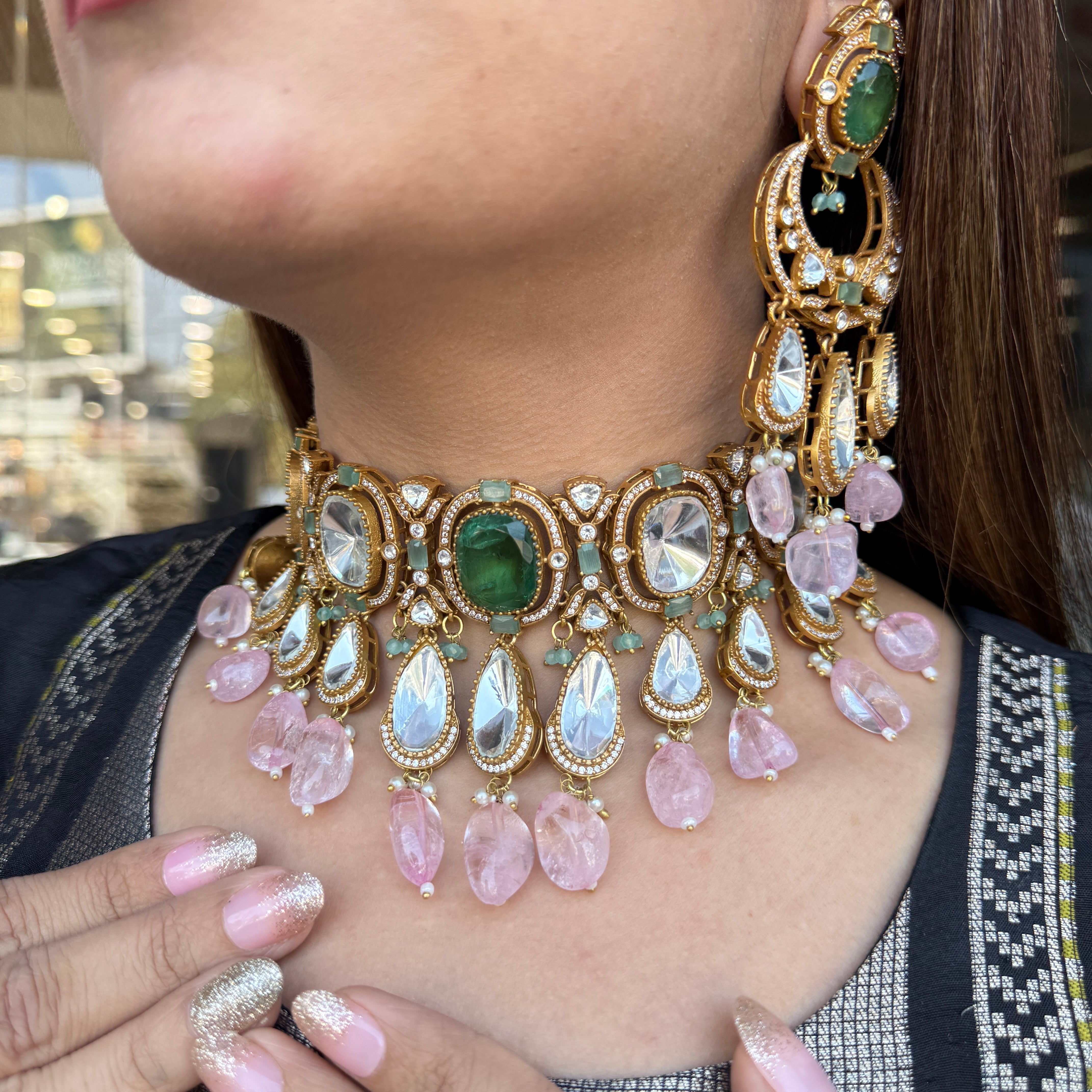 Nayaab Kritika polki choker