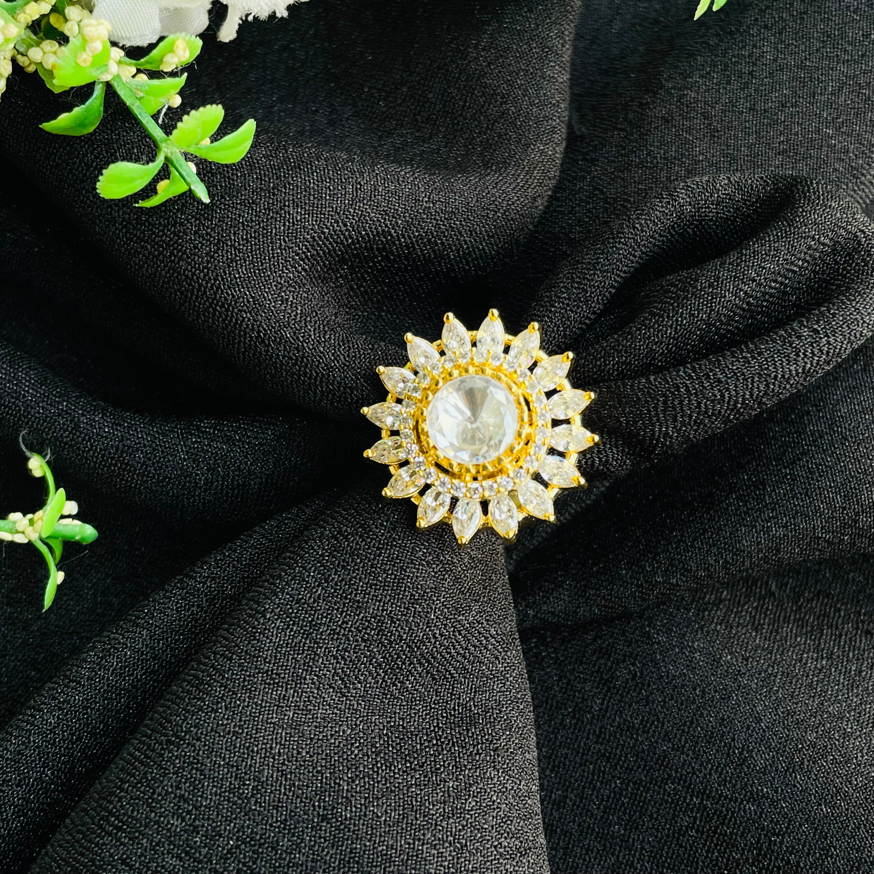 Nayaab sneha polki ring adjustable