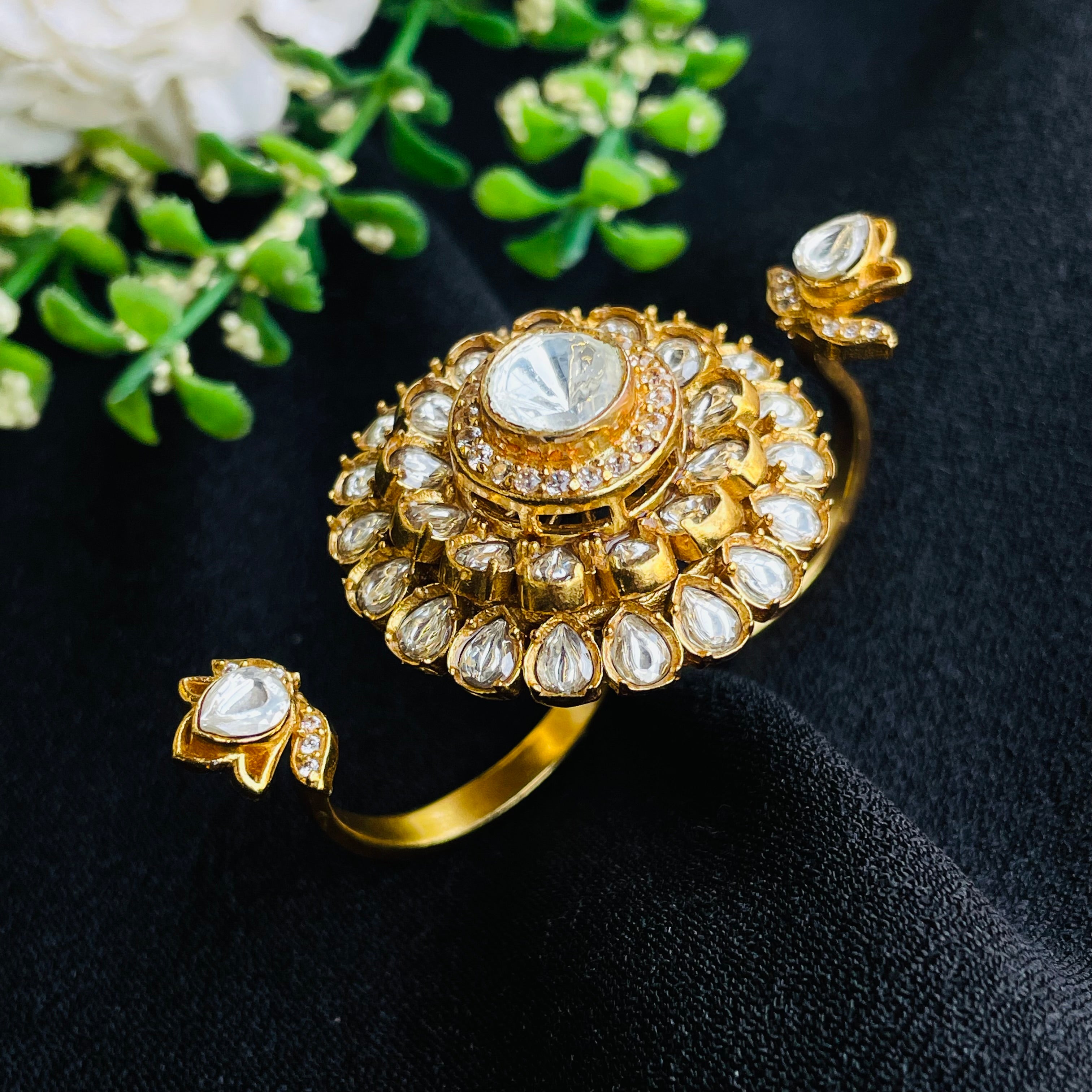 Nayaab Anaya Polki Ring