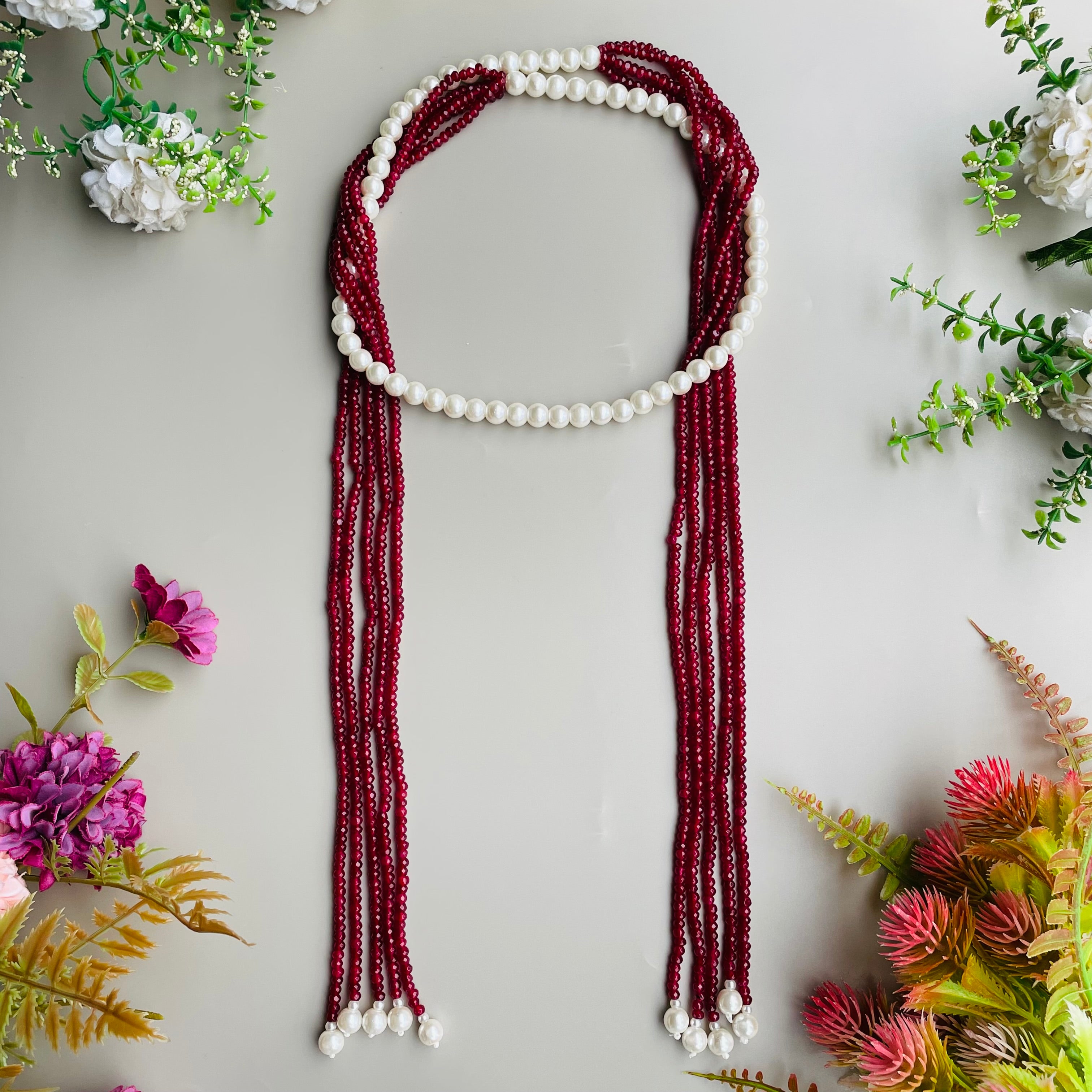 Nayaab jigyasa Pearl long mala