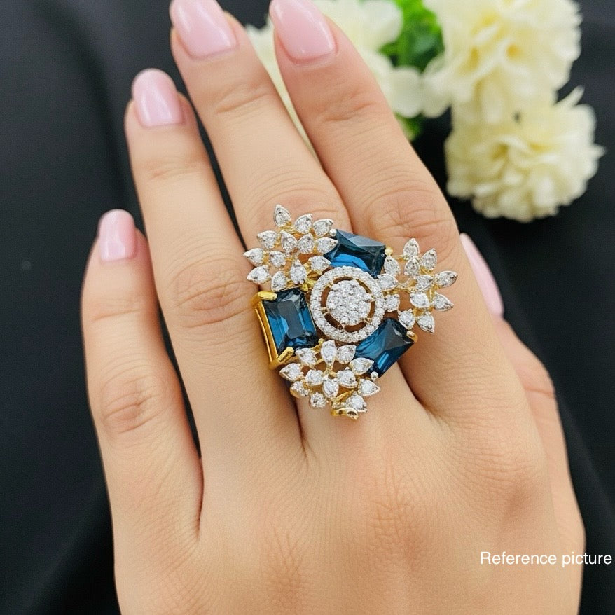 VS Sterling silver cocktail ring 227 14G