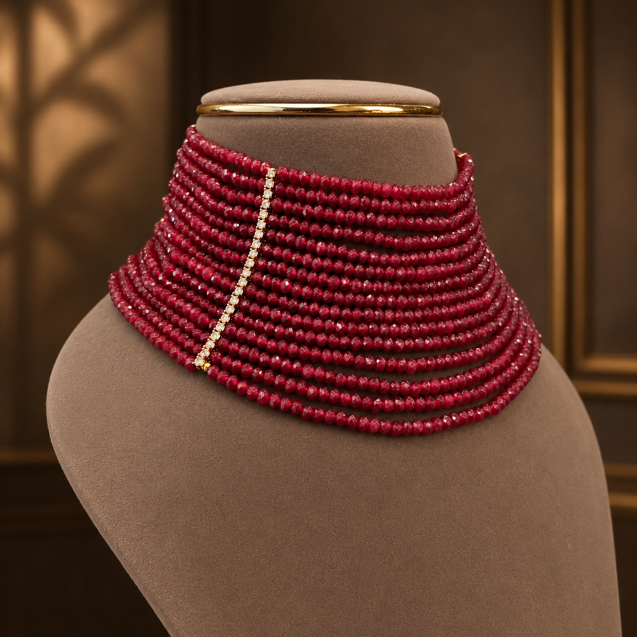 Nayaab Ruhani Ruby Choker