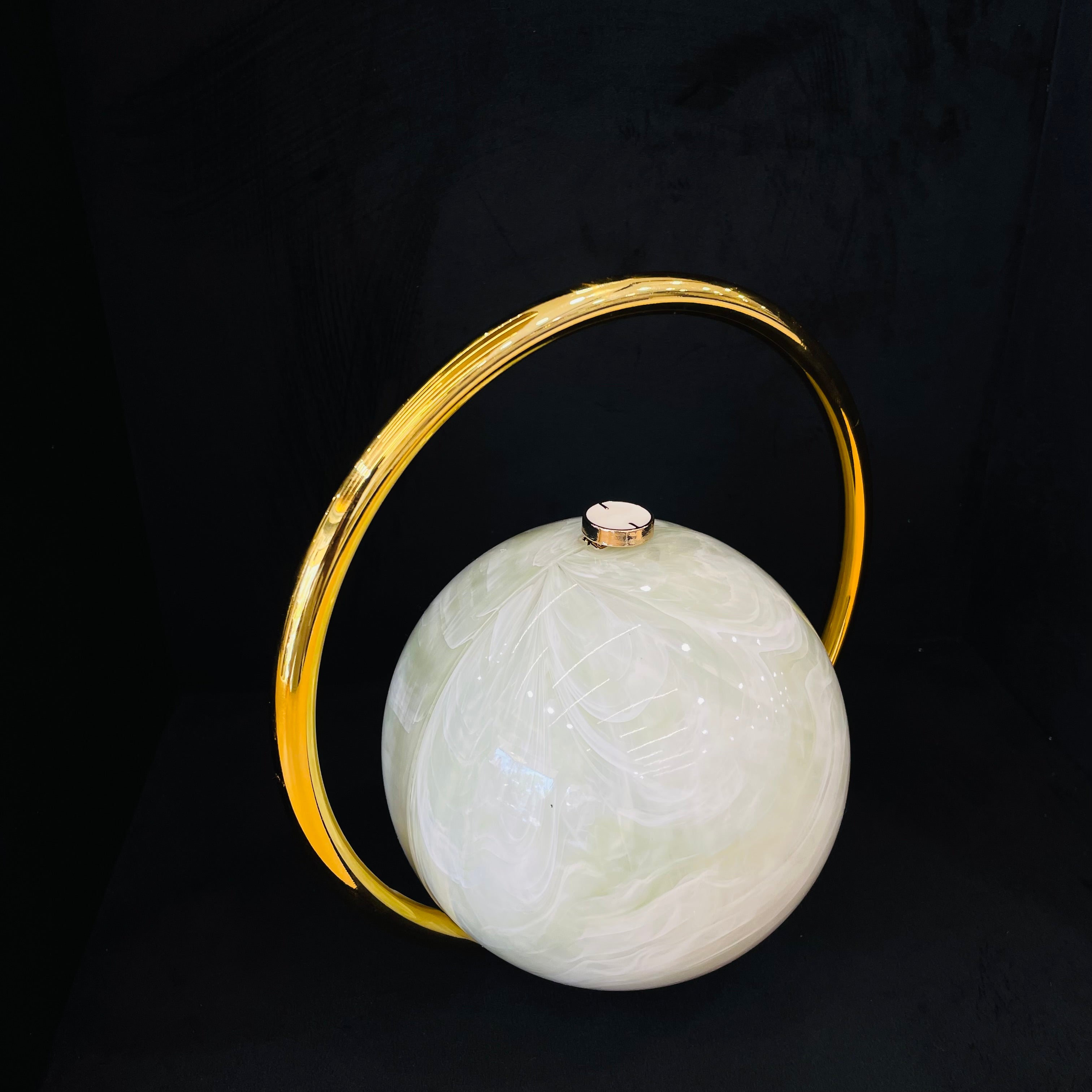 Orbis Marble Hoop Bag