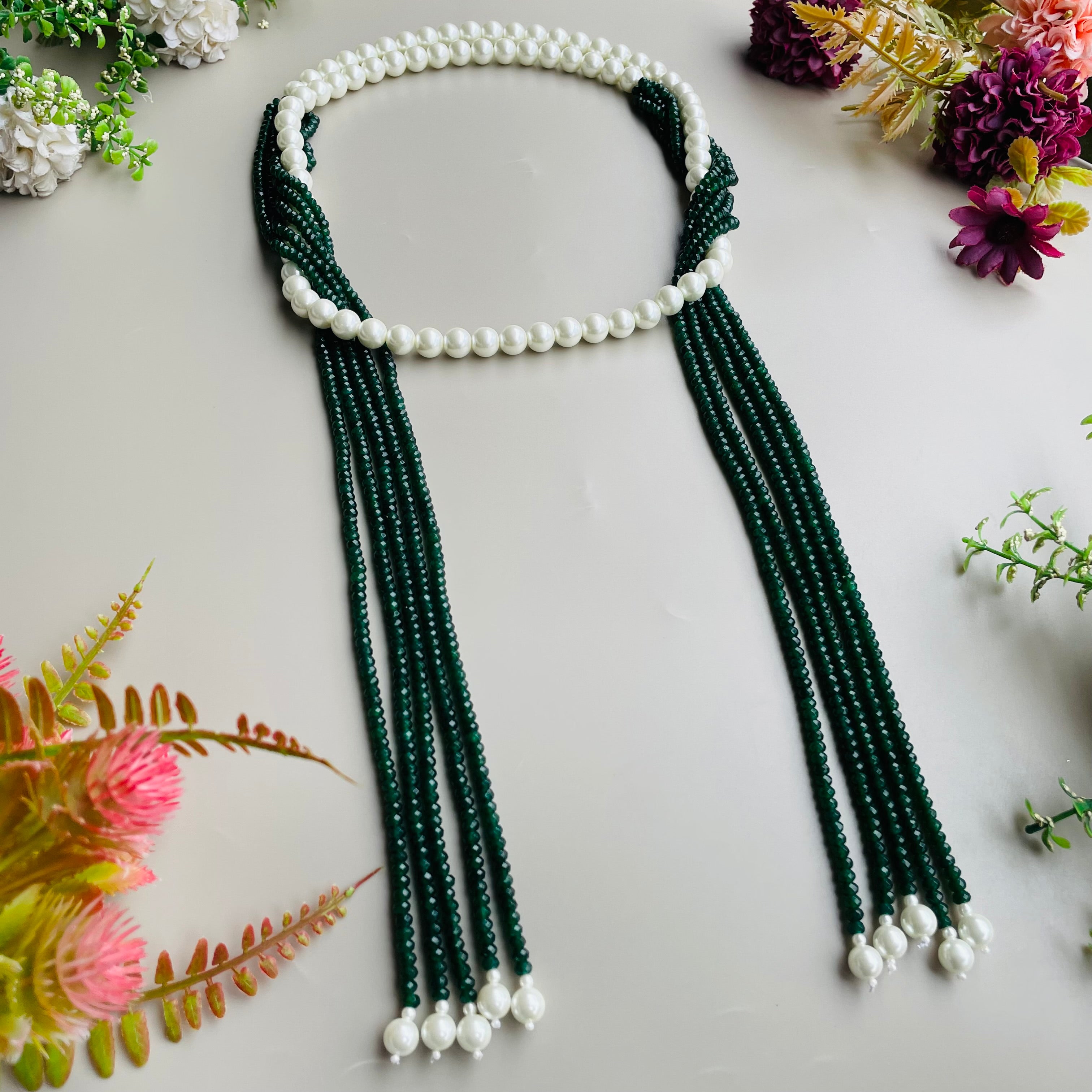 Nayaab jigyasa Pearl long mala